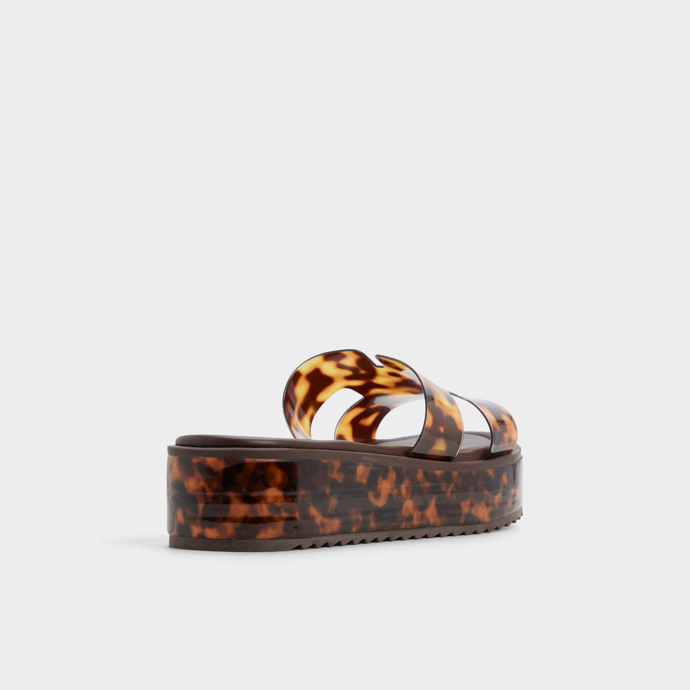Aldo | Anayelie in Open Brown - Slide sandal, Platform