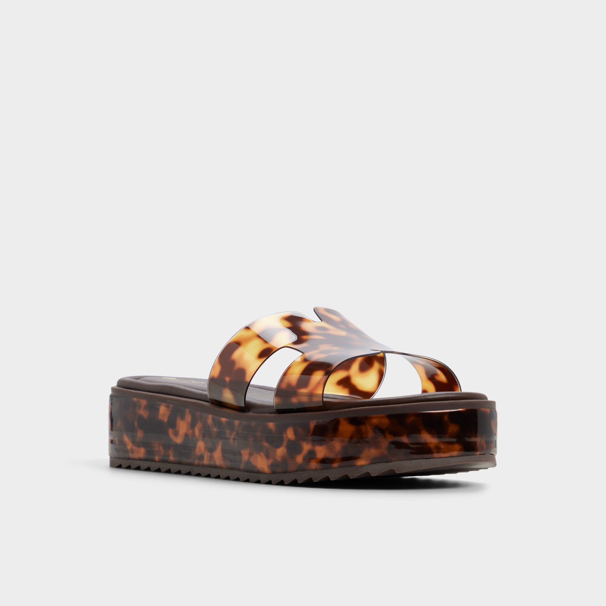 Aldo | Anayelie in Open Brown - Slide sandal, Platform
