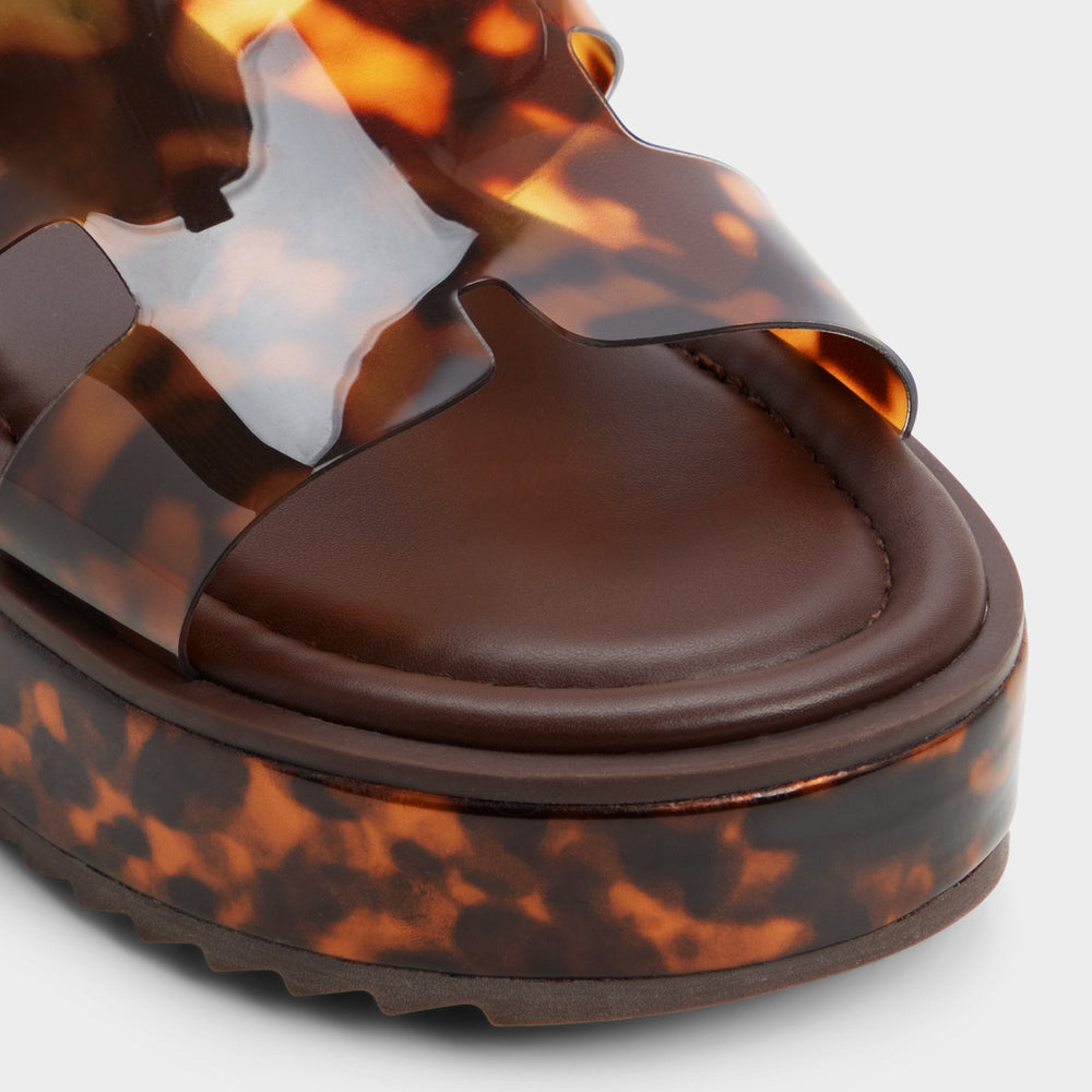 Aldo | Anayelie in Open Brown - Slide sandal, Platform