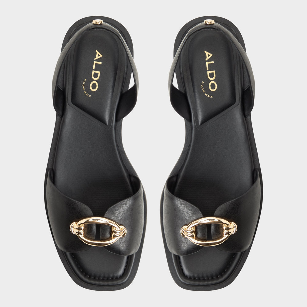 Aldo | Calelian in Black - Flat sandal