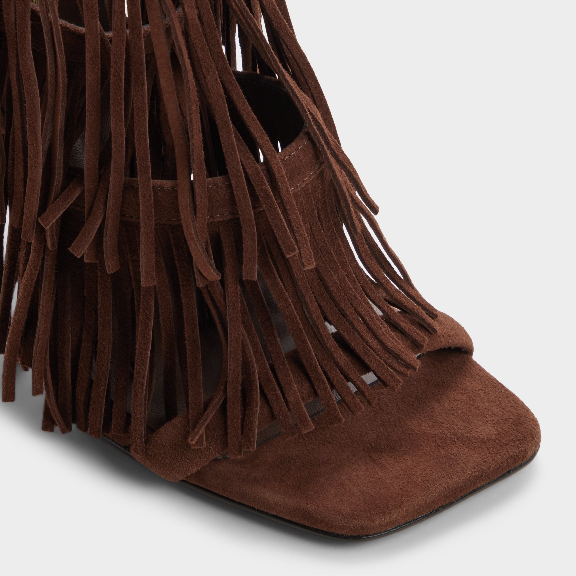 Aldo | Nahana in Dark Brown - Strappy heeled sandal, Stiletto heel
