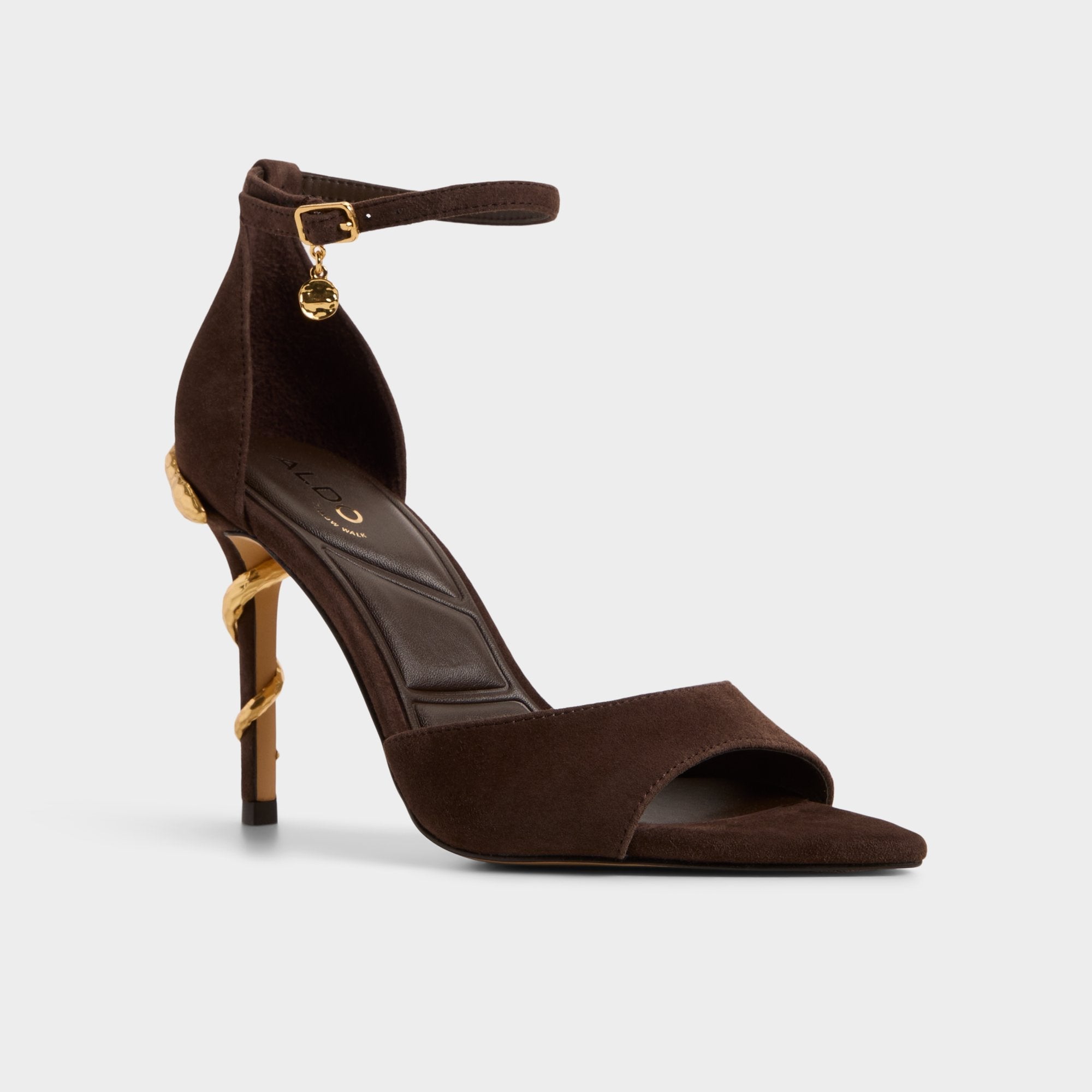 Aldo | Medeza in Dark Brown - Strappy heeled sandal