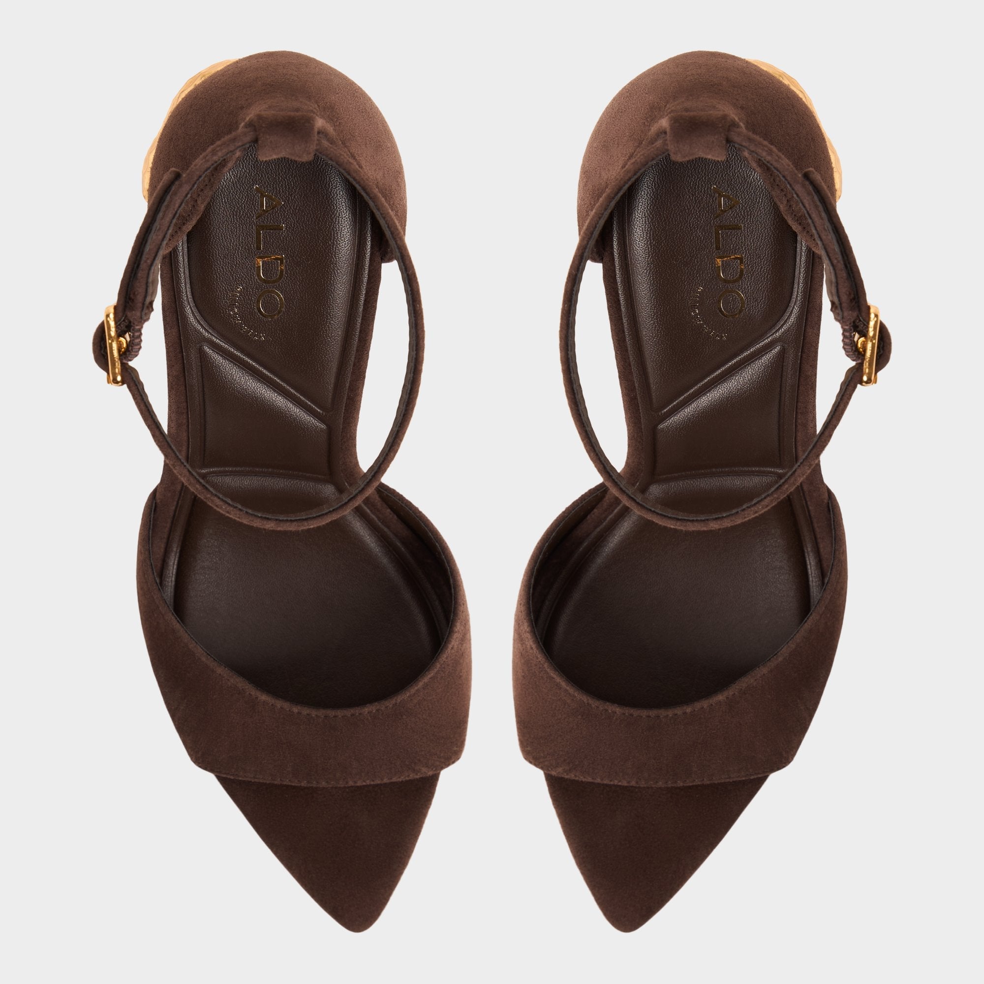 Aldo | Medeza in Dark Brown - Strappy heeled sandal