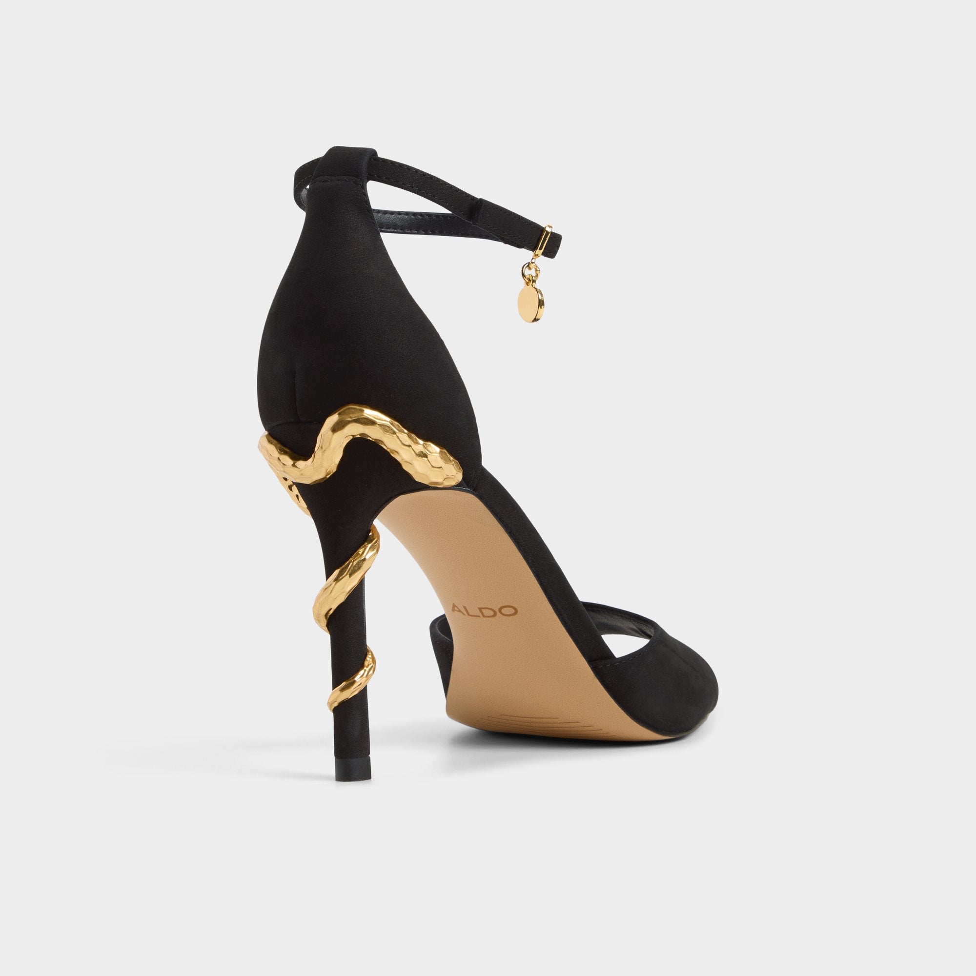 Aldo | Medeza in Black - Strappy heeled sandal
