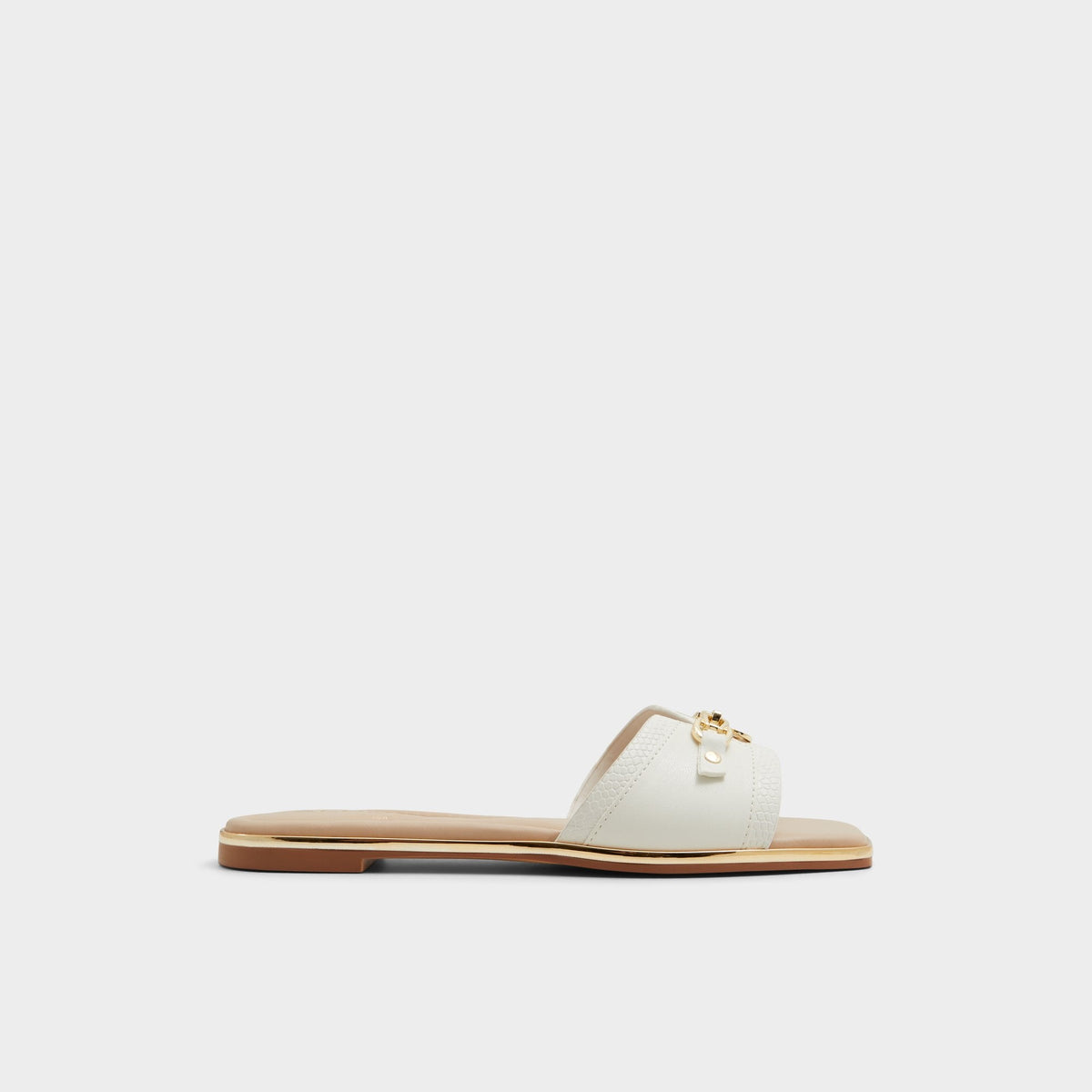 Aldo | Alamassi Open White Women's Flats - Slide sandal