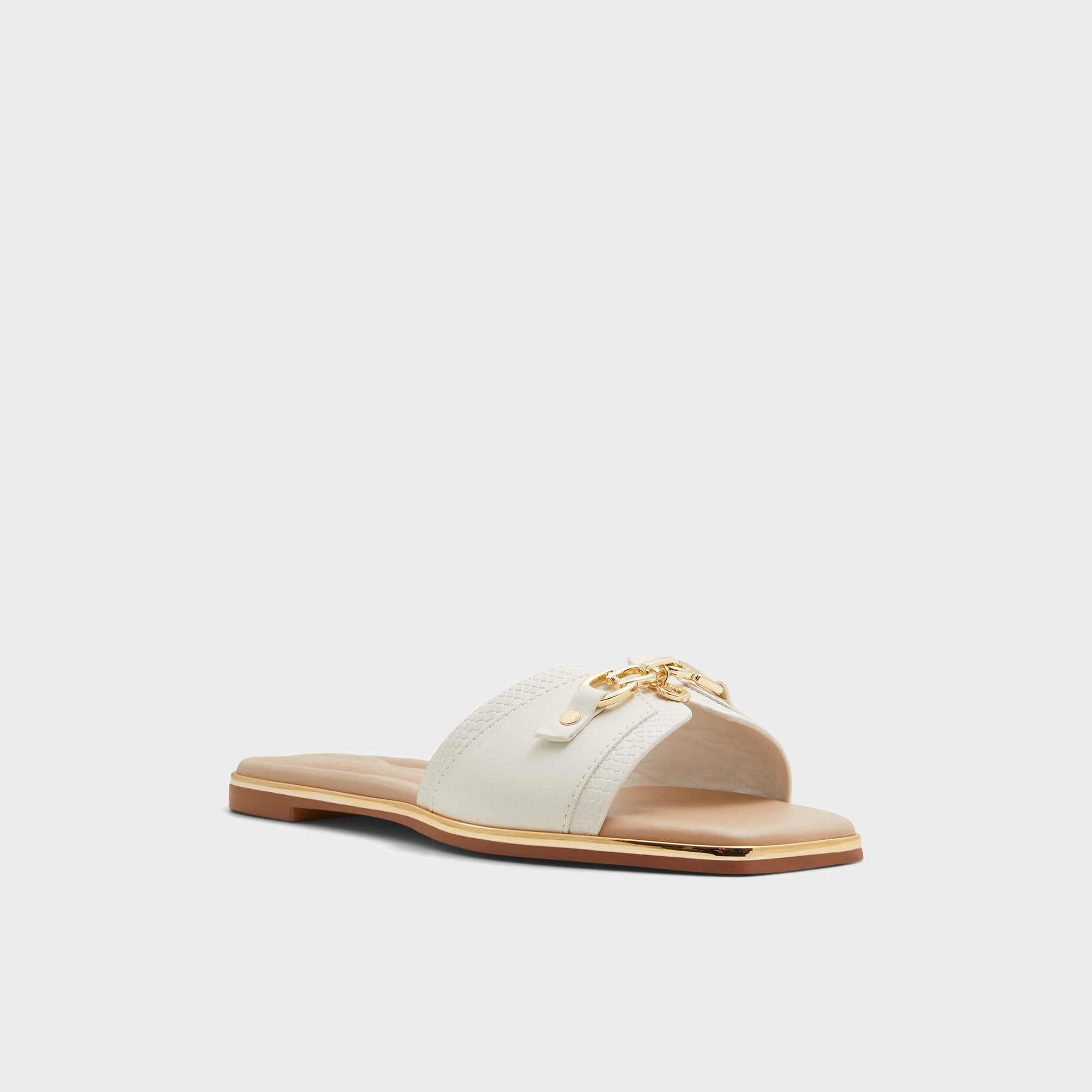 Aldo | Alamassi Open White Women's Flats - Slide sandal