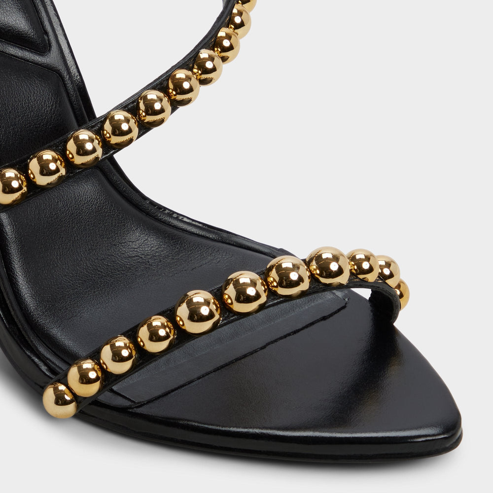 Aldo | Attey in Black - Strappy heeled sandal, Stiletto heel
