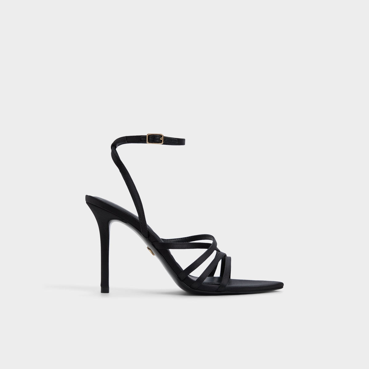 Aldo | Solania Black Women's Strappy sandals - Strappy heeled sandal, Stiletto heel