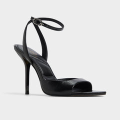 Aldo | Forevermore Black Women's Strappy sandals - Strappy heeled sandal, Stiletto heel