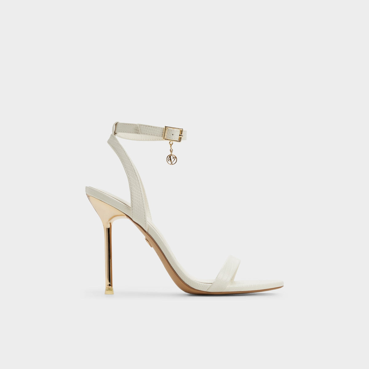Aldo | Maristou White Women's Strappy sandals - Heeled sandal, Stiletto heel