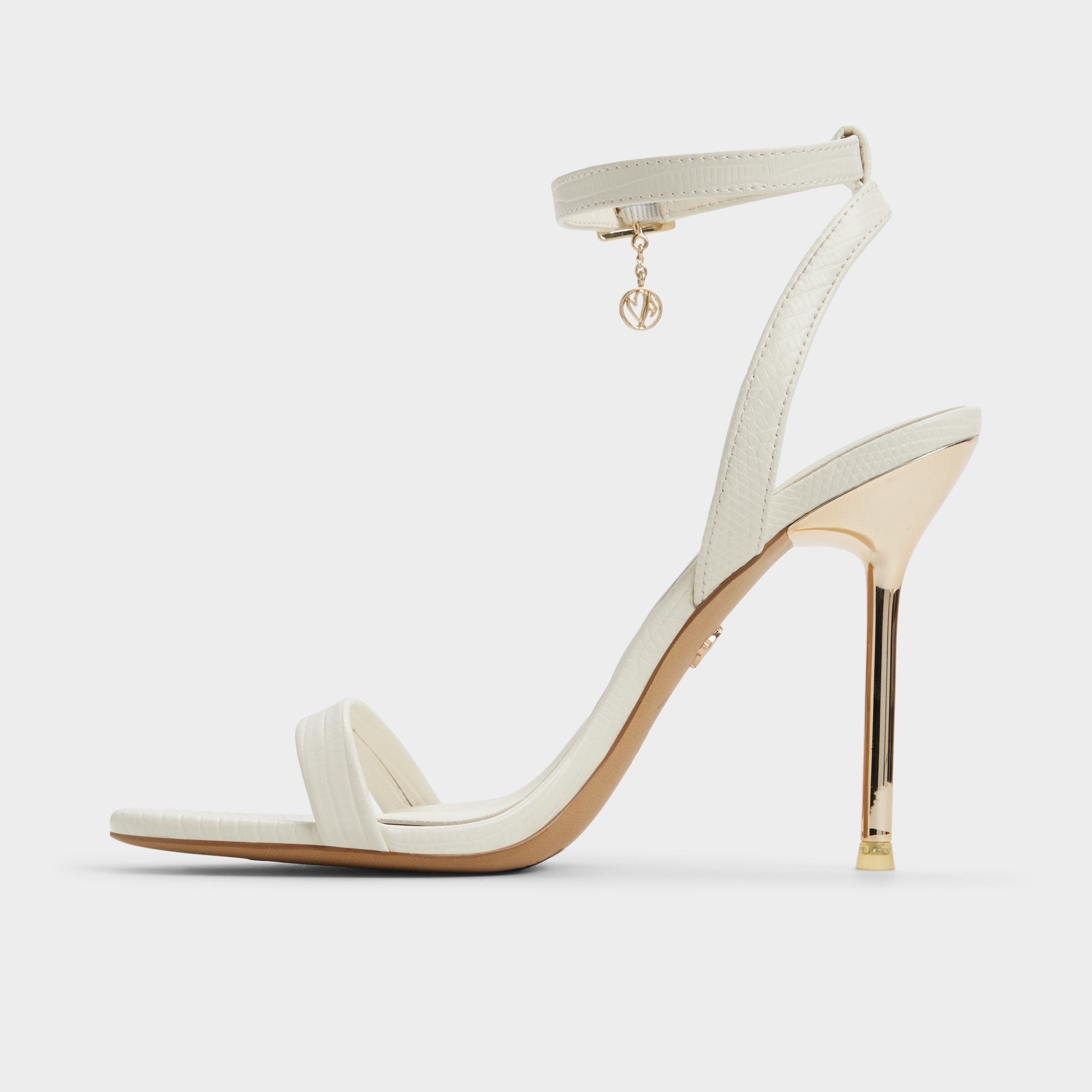 Aldo | Maristou White Women's Strappy sandals - Heeled sandal, Stiletto heel