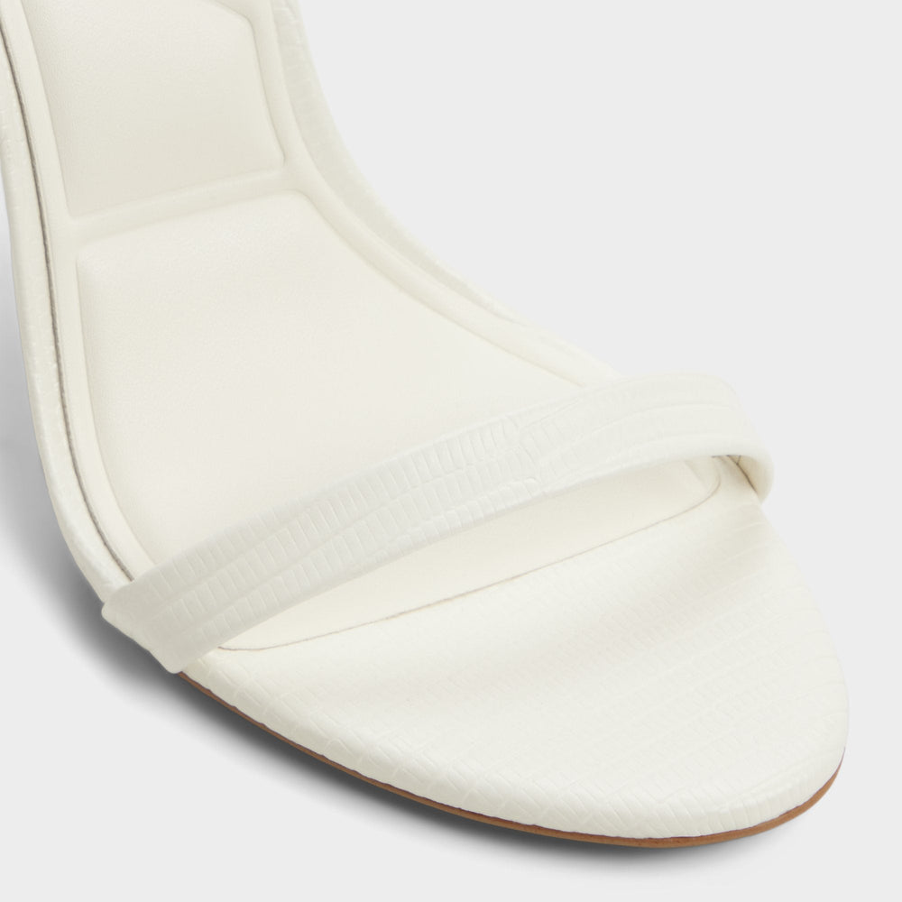 Aldo | Maristou White Women's Strappy sandals - Heeled sandal, Stiletto heel