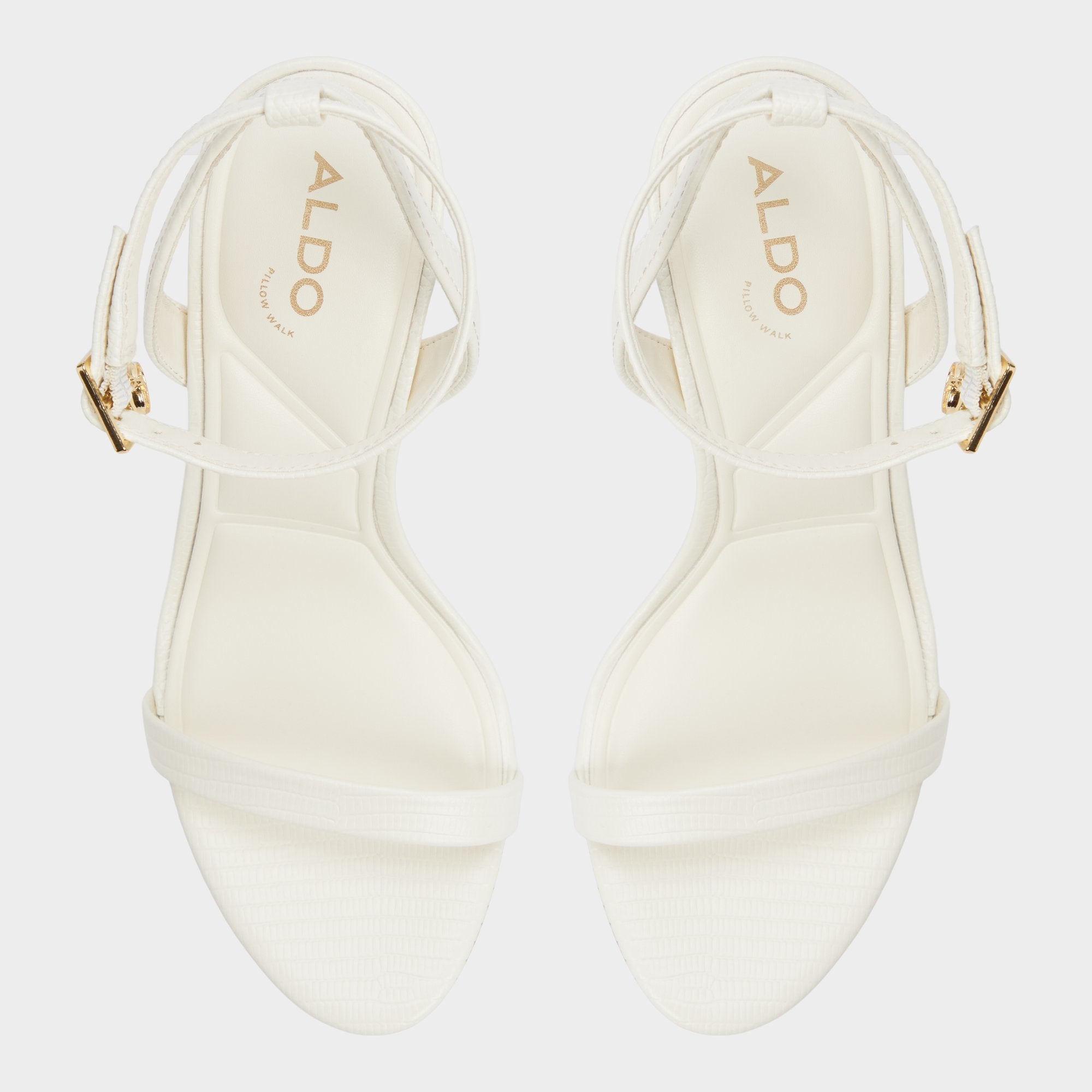 Aldo | Maristou White Women's Strappy sandals - Heeled sandal, Stiletto heel