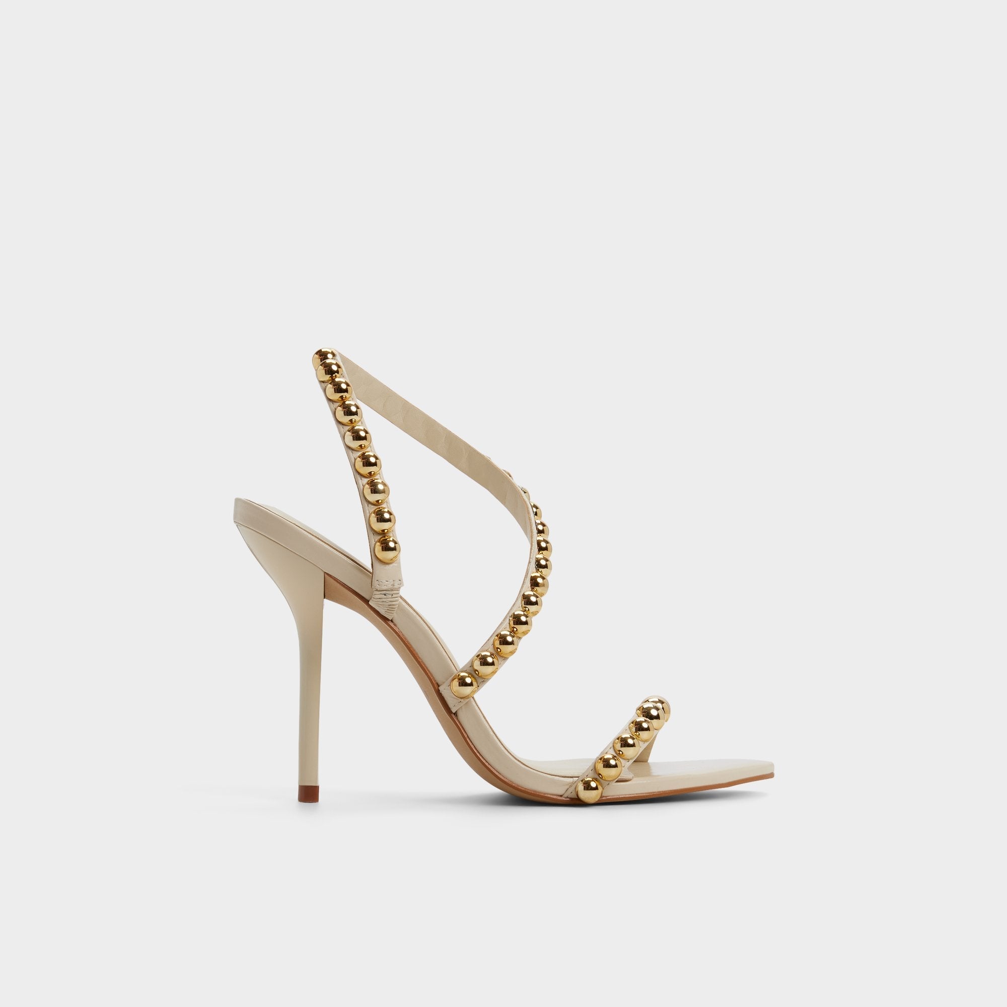 Aldo | Attey in Cream - Strappy heeled sandal, Stiletto heel