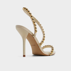 Aldo | Attey in Cream - Strappy heeled sandal, Stiletto heel