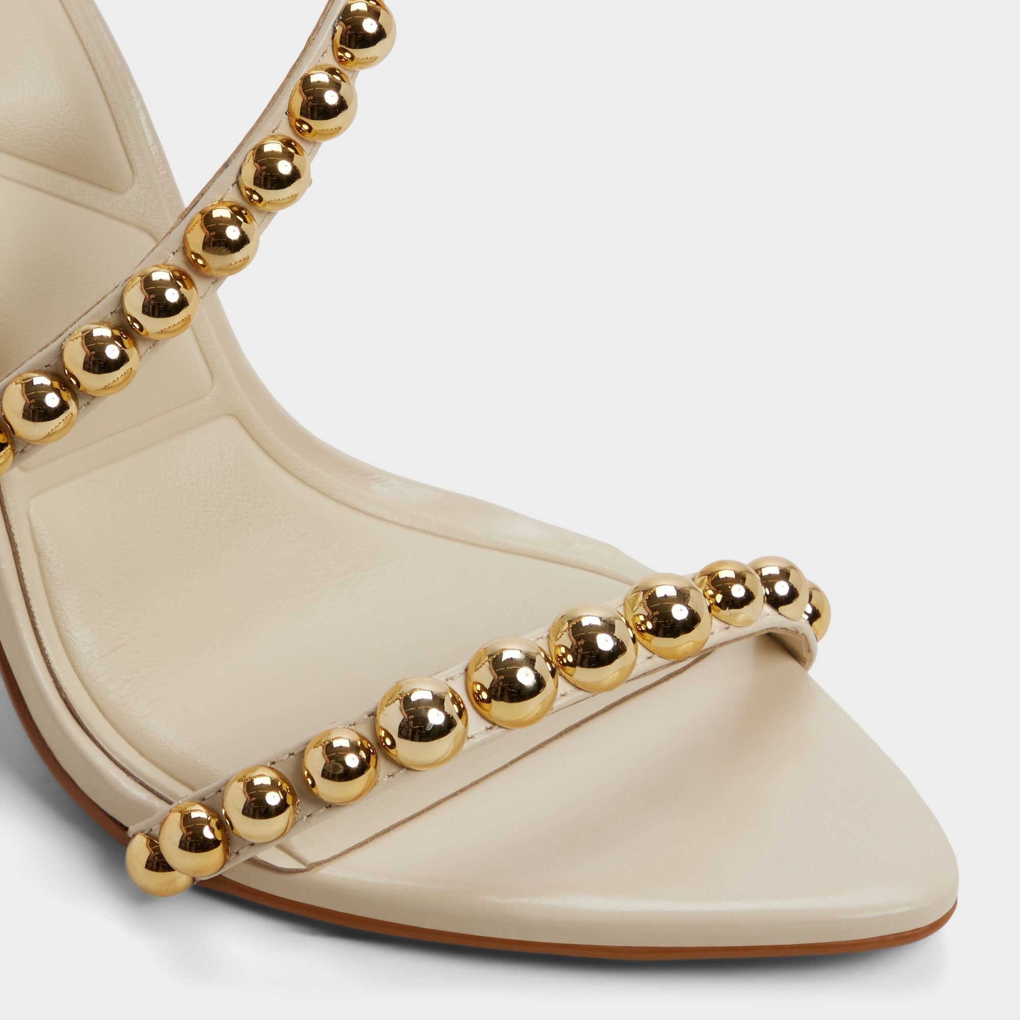 Aldo | Attey in Cream - Strappy heeled sandal, Stiletto heel