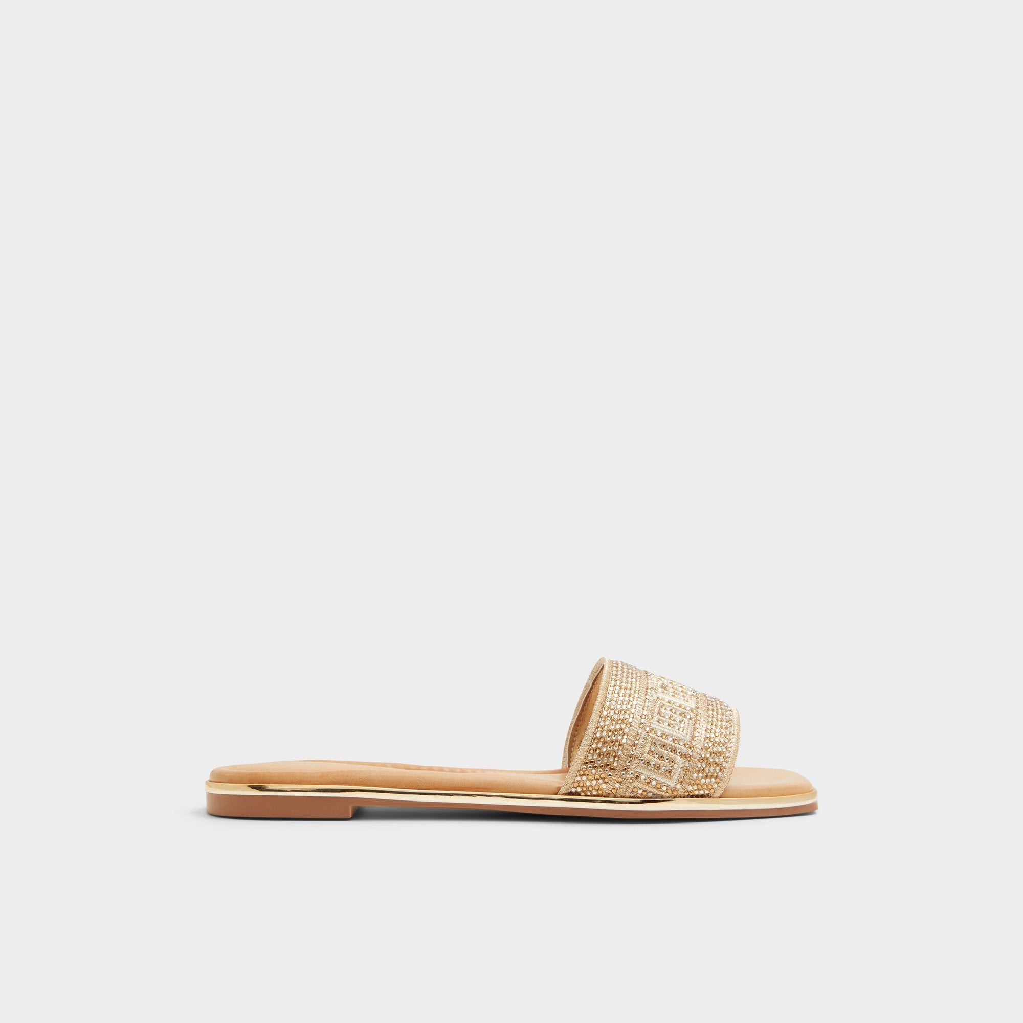 Aldo | Oceania Gold Women's Flats - Slide sandal