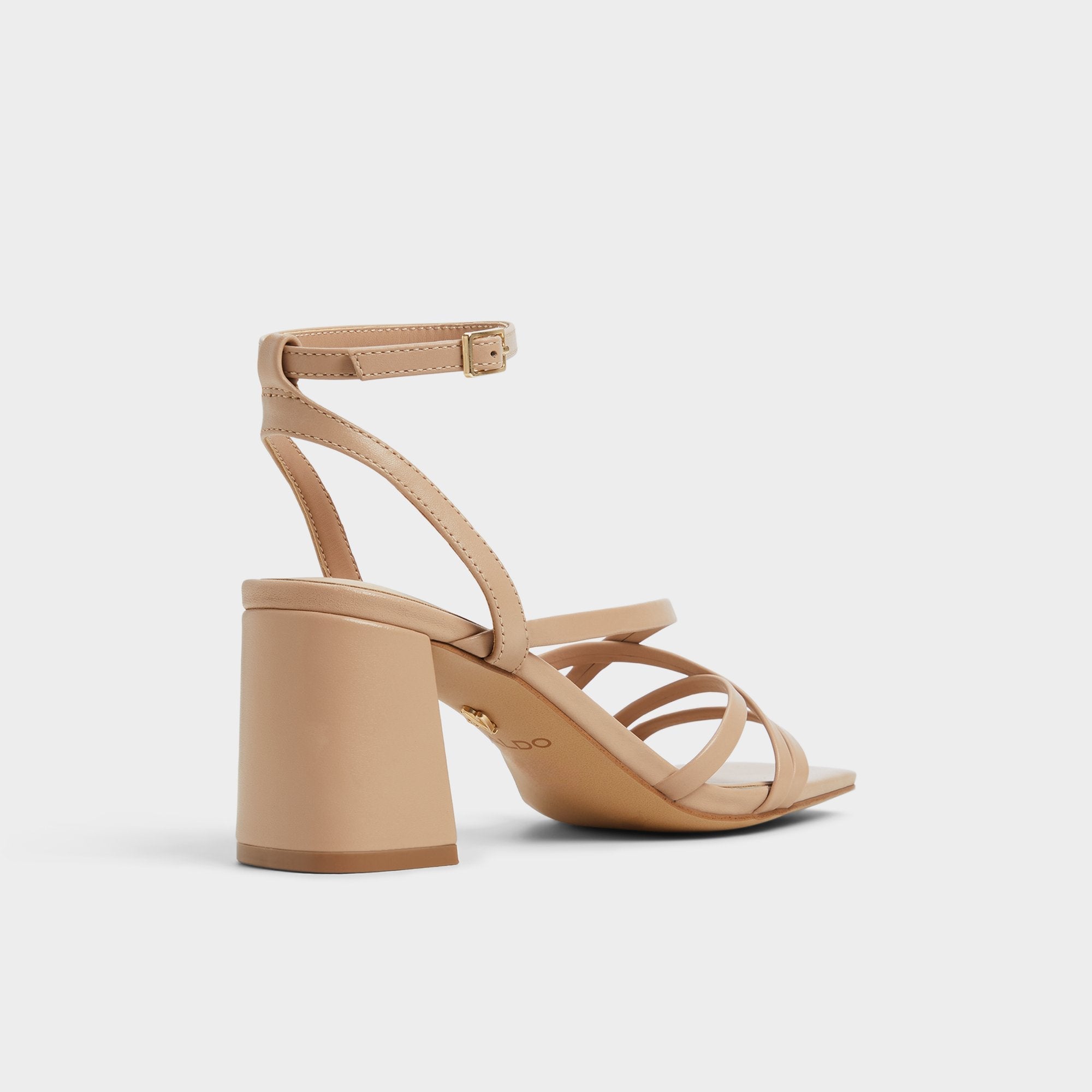 Aldo | Esther Tan Women's Block heels - Strappy heeled sandal, Block heel