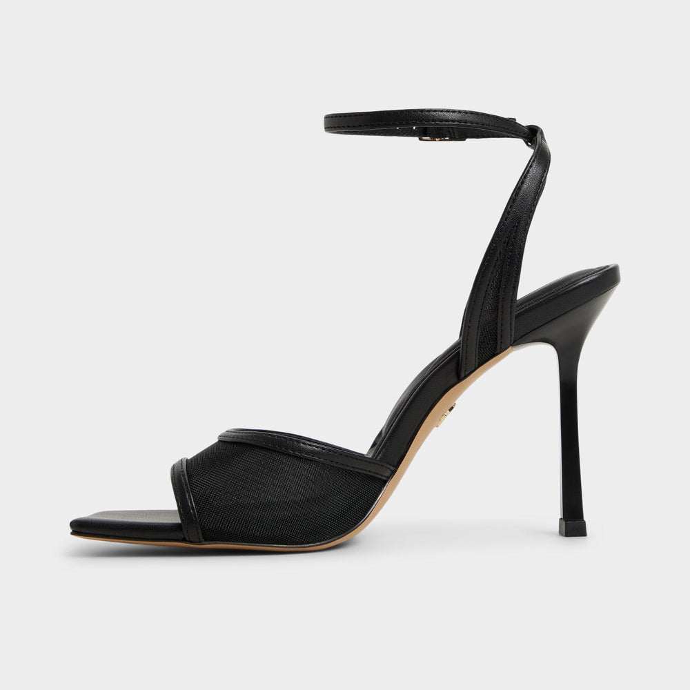 Aldo | Sharra in Black 14119591 - Strappy heeled sandal, Stiletto heel