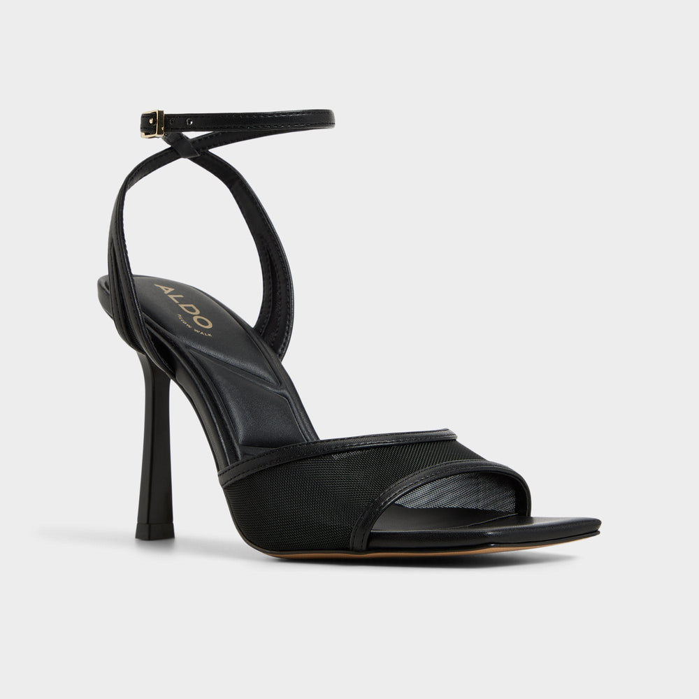 Aldo | Sharra in Black 14119591 - Strappy heeled sandal, Stiletto heel