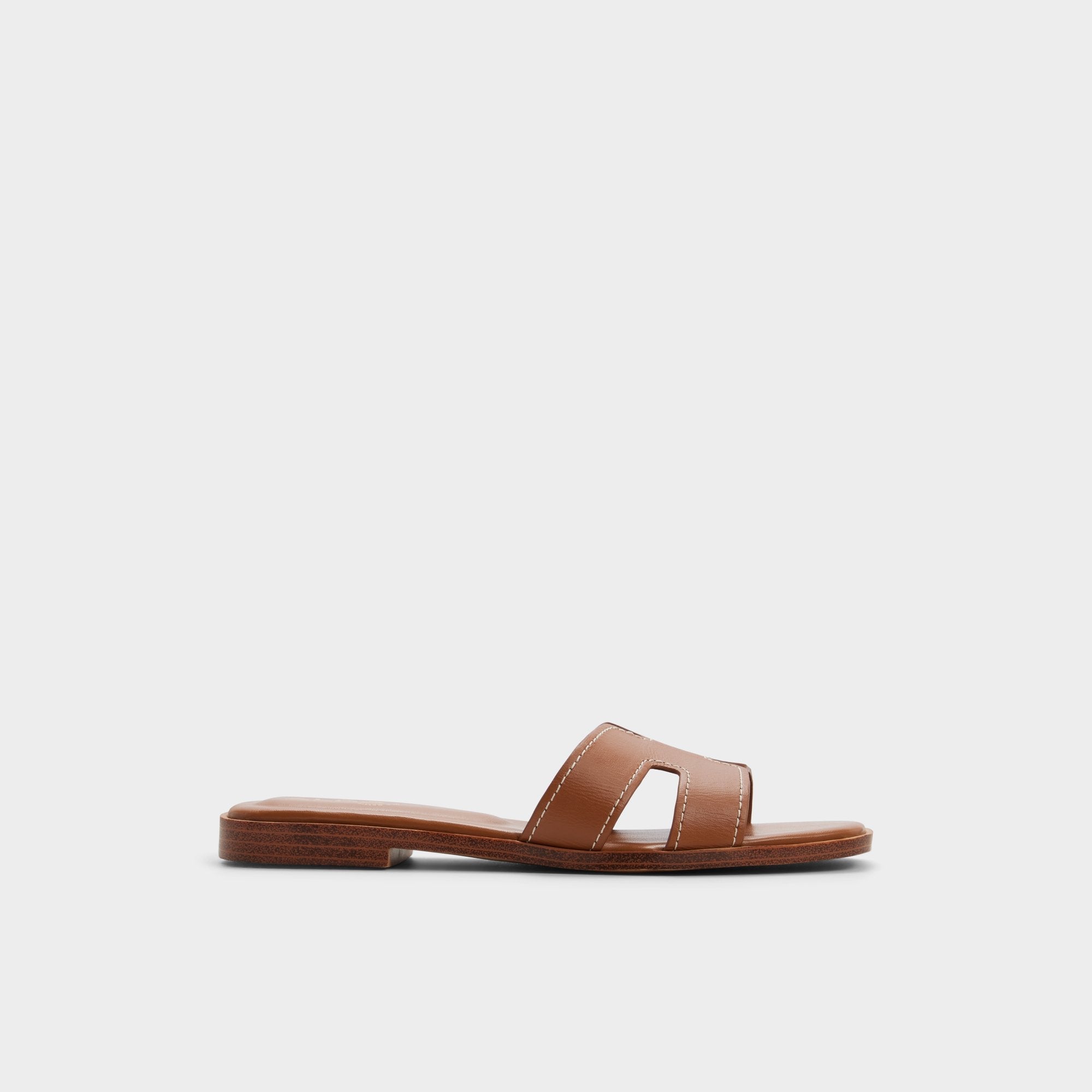 Aldo | Itsandalb in Medium Brown - Slide sandal