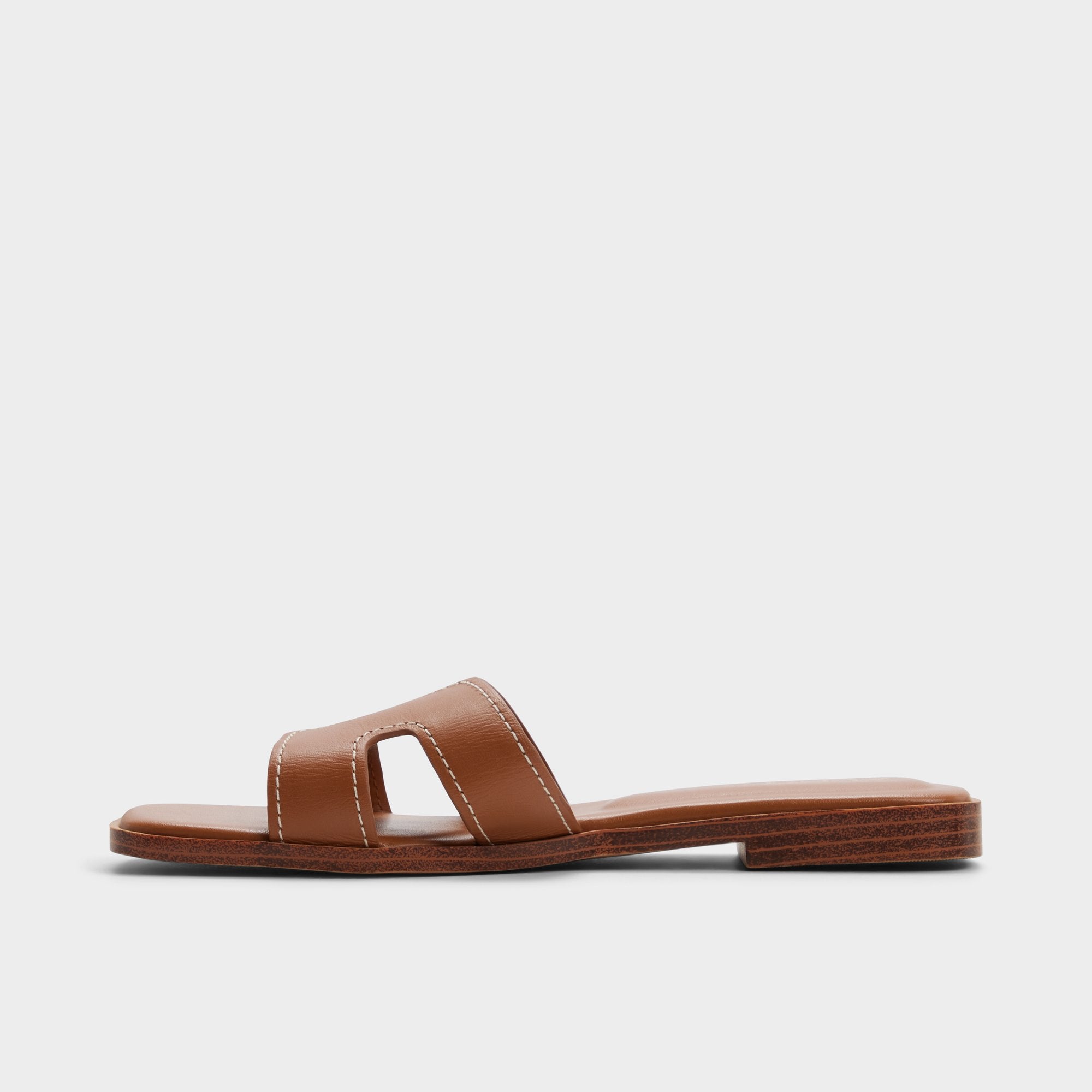 Aldo | Itsandalb in Medium Brown - Slide sandal