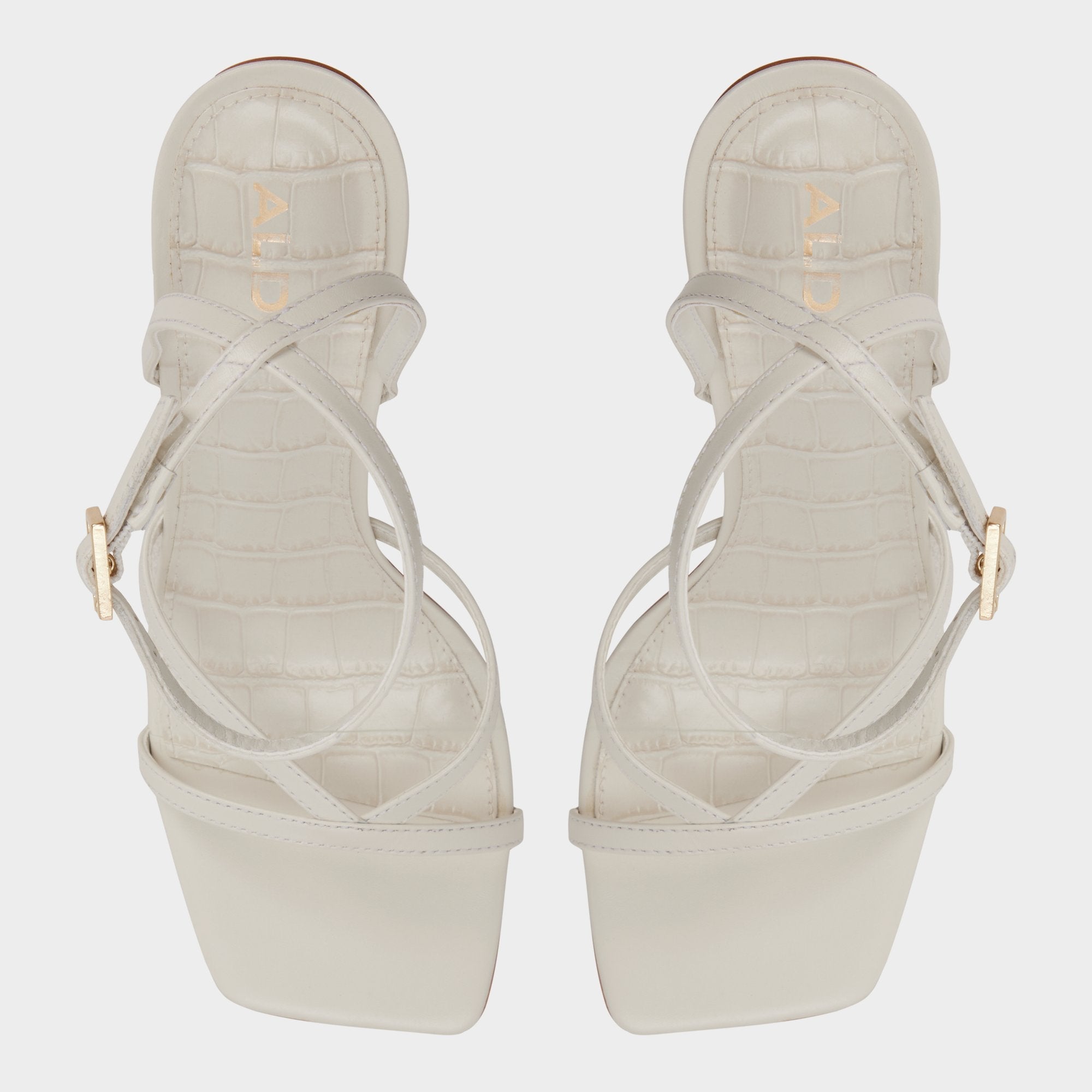 Aldo | Beachglass in White Bone - Strappy heeled sandal