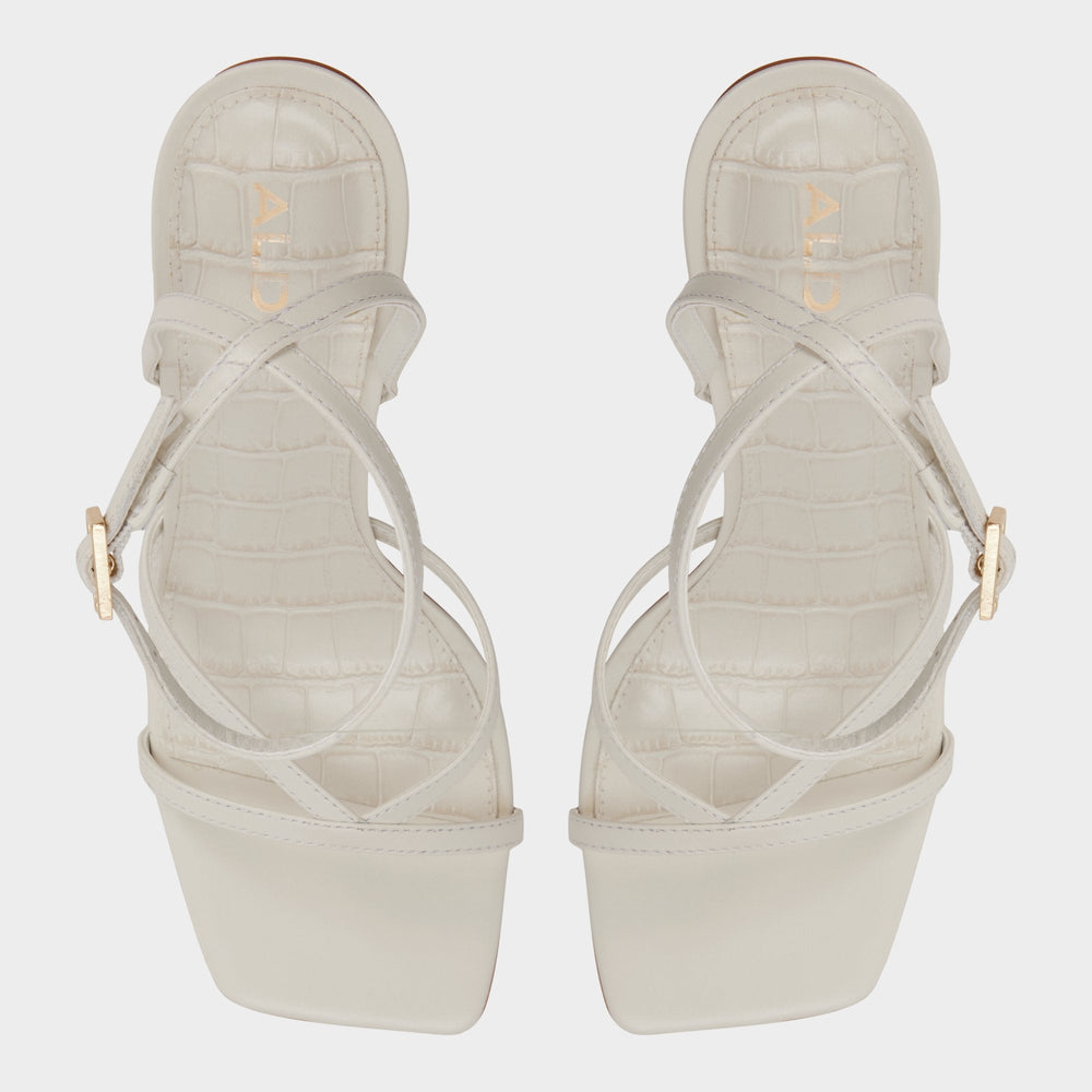 Aldo | Beachglass in White Bone - Strappy heeled sandal