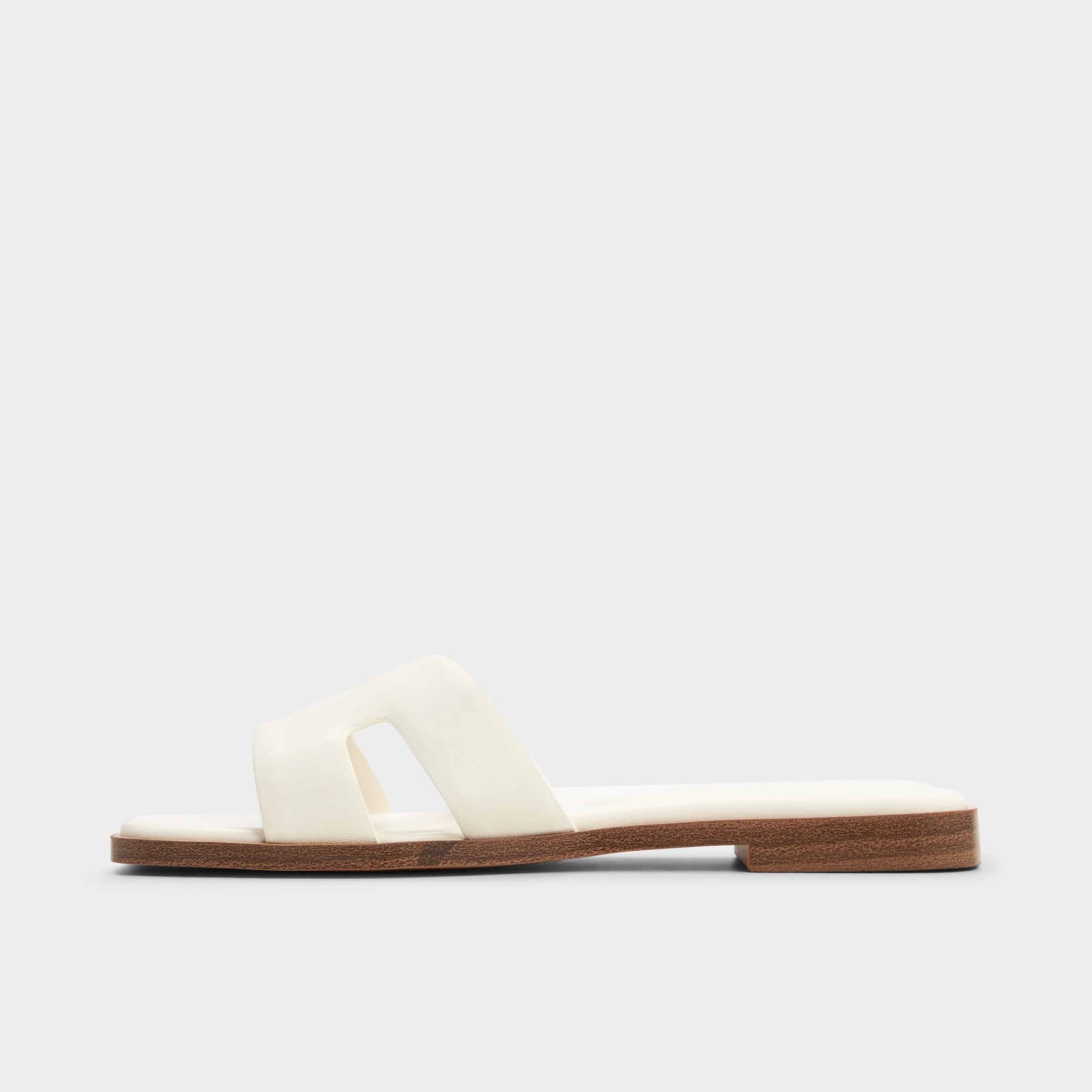 Aldo | Itsandal White Women's Flats - Slide sandal