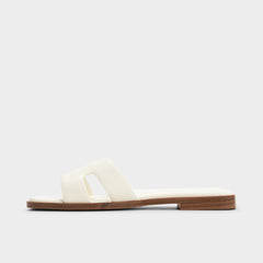 Aldo | Itsandal White Women's Flats - Slide sandal