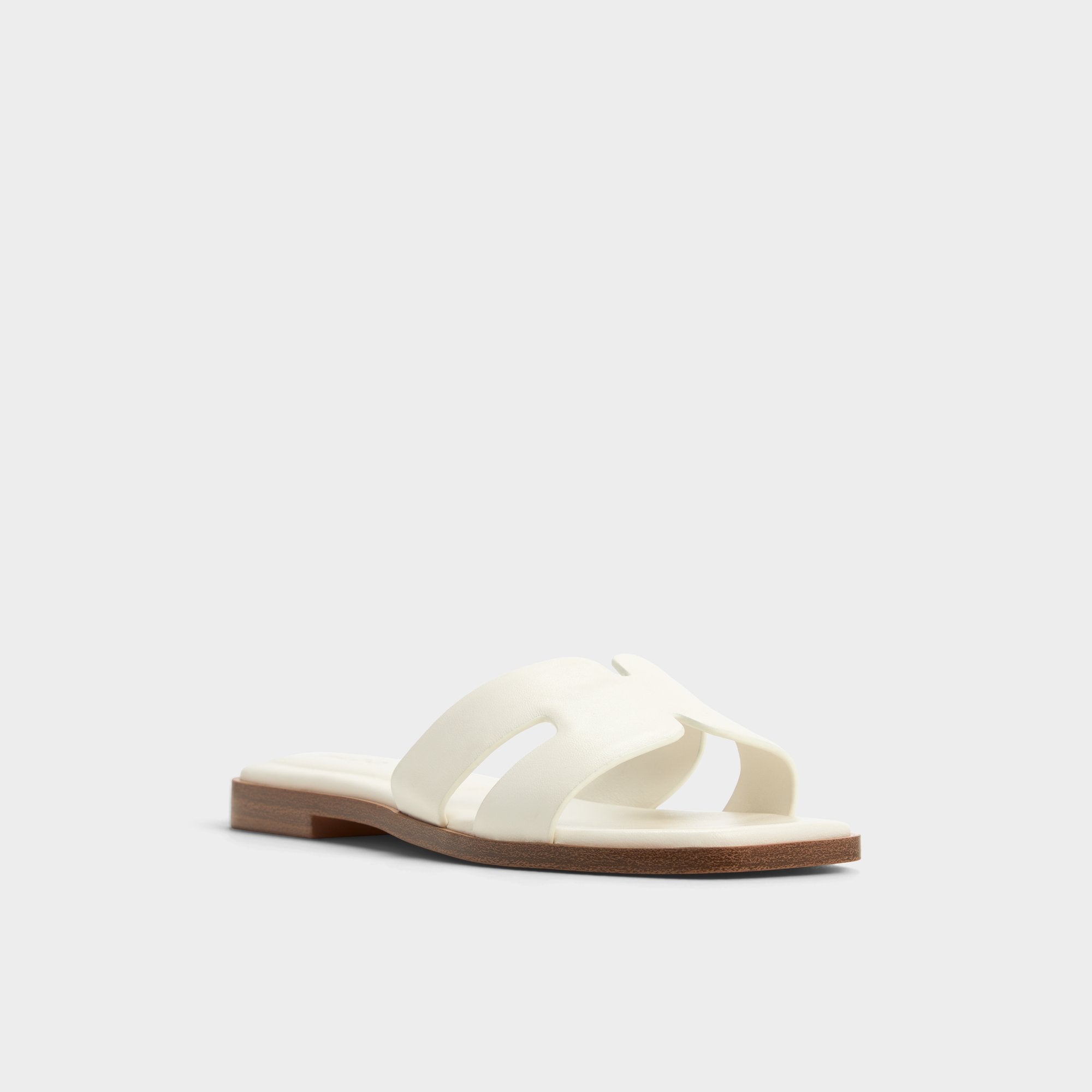 Aldo | Itsandal White Women's Flats - Slide sandal