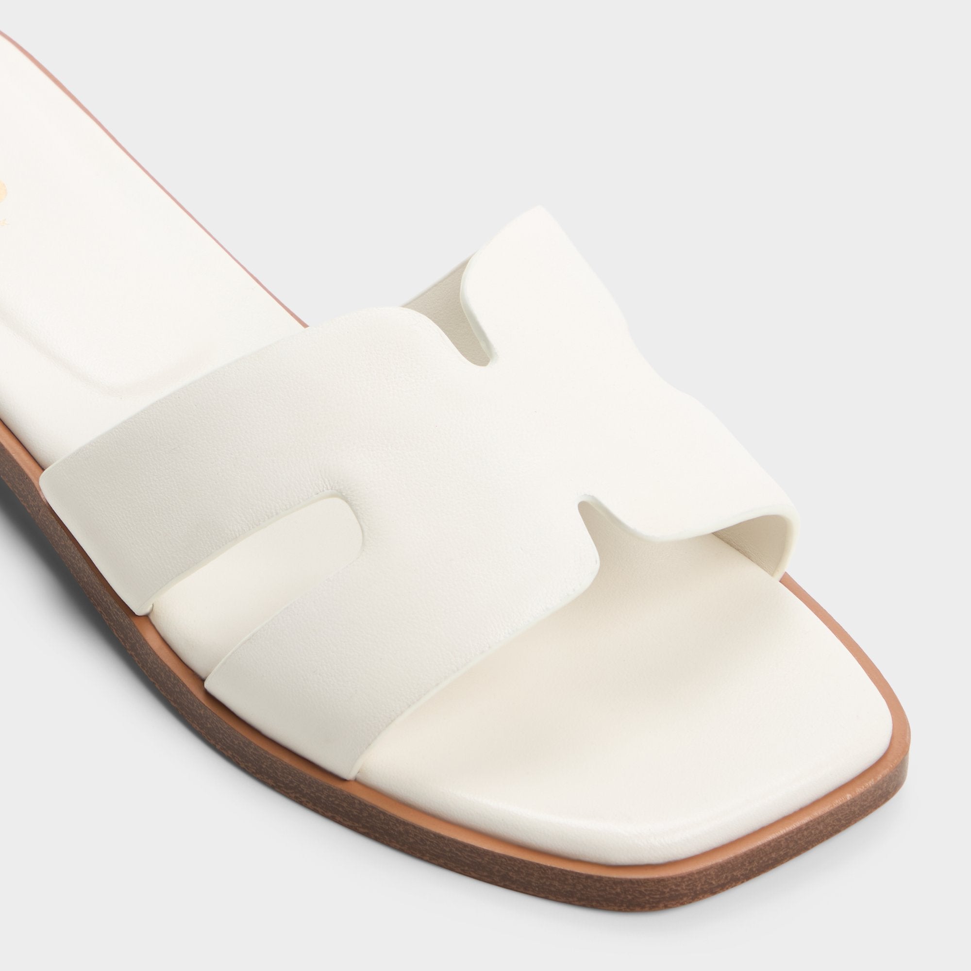 Aldo | Itsandal White Women's Flats - Slide sandal
