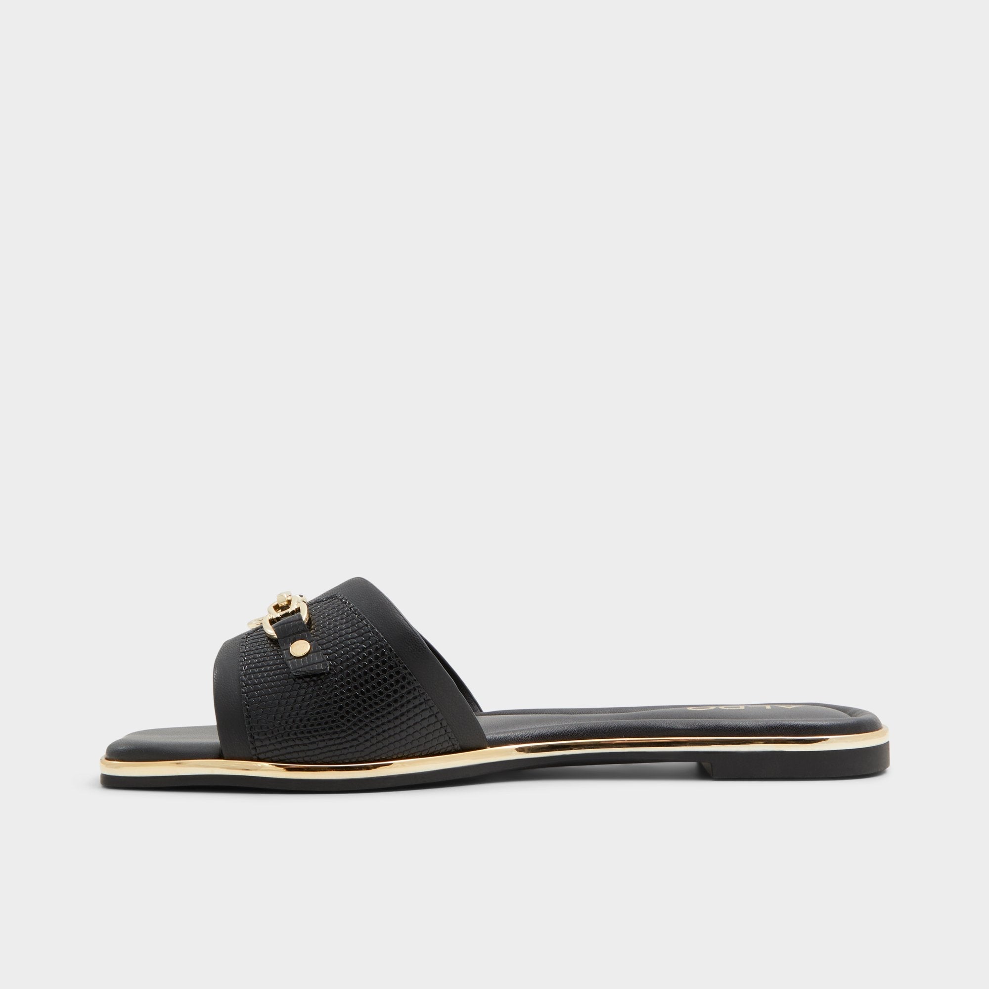 Aldo | Alamassi Black Women's Flats - Slide sandal