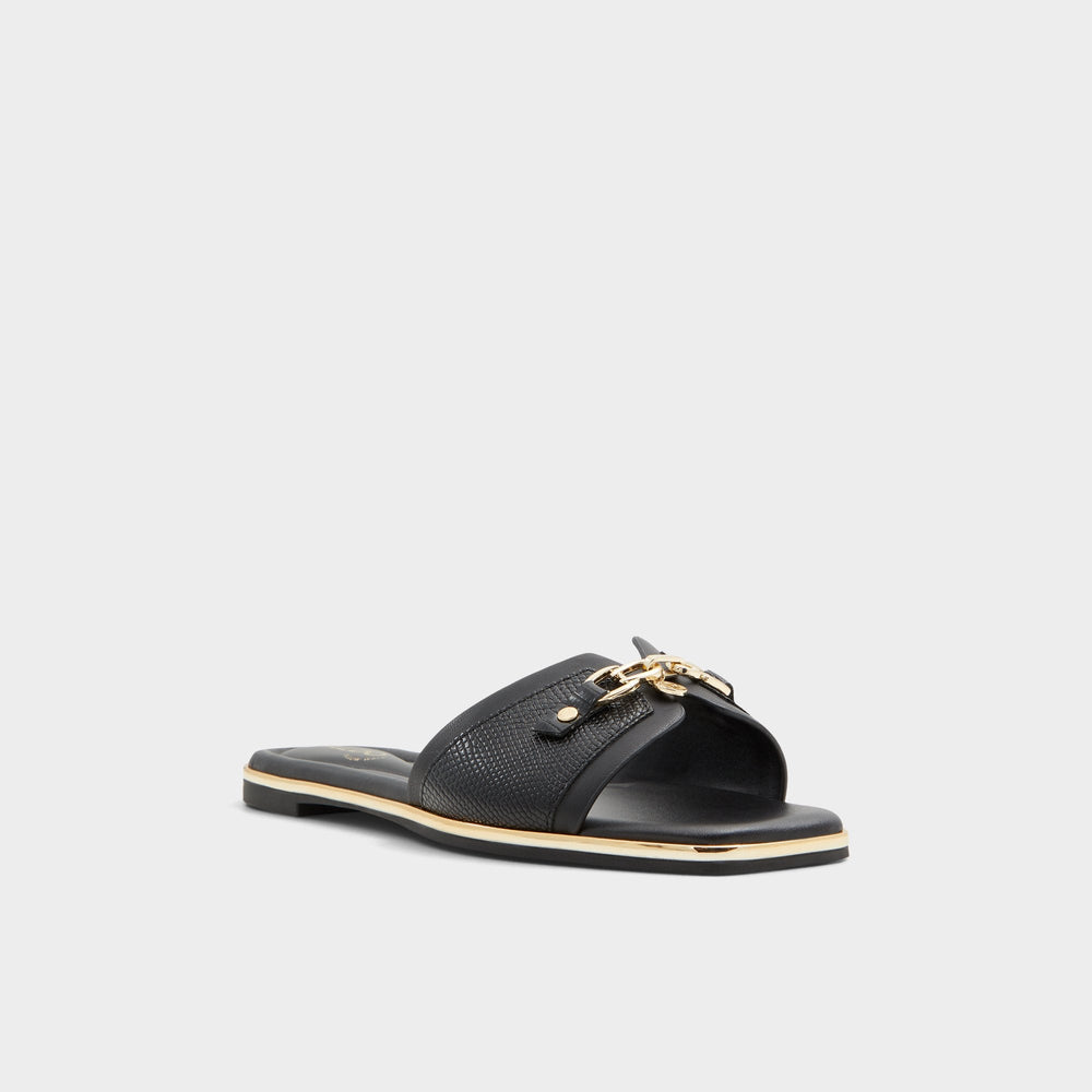 Aldo | Alamassi Black Women's Flats - Slide sandal