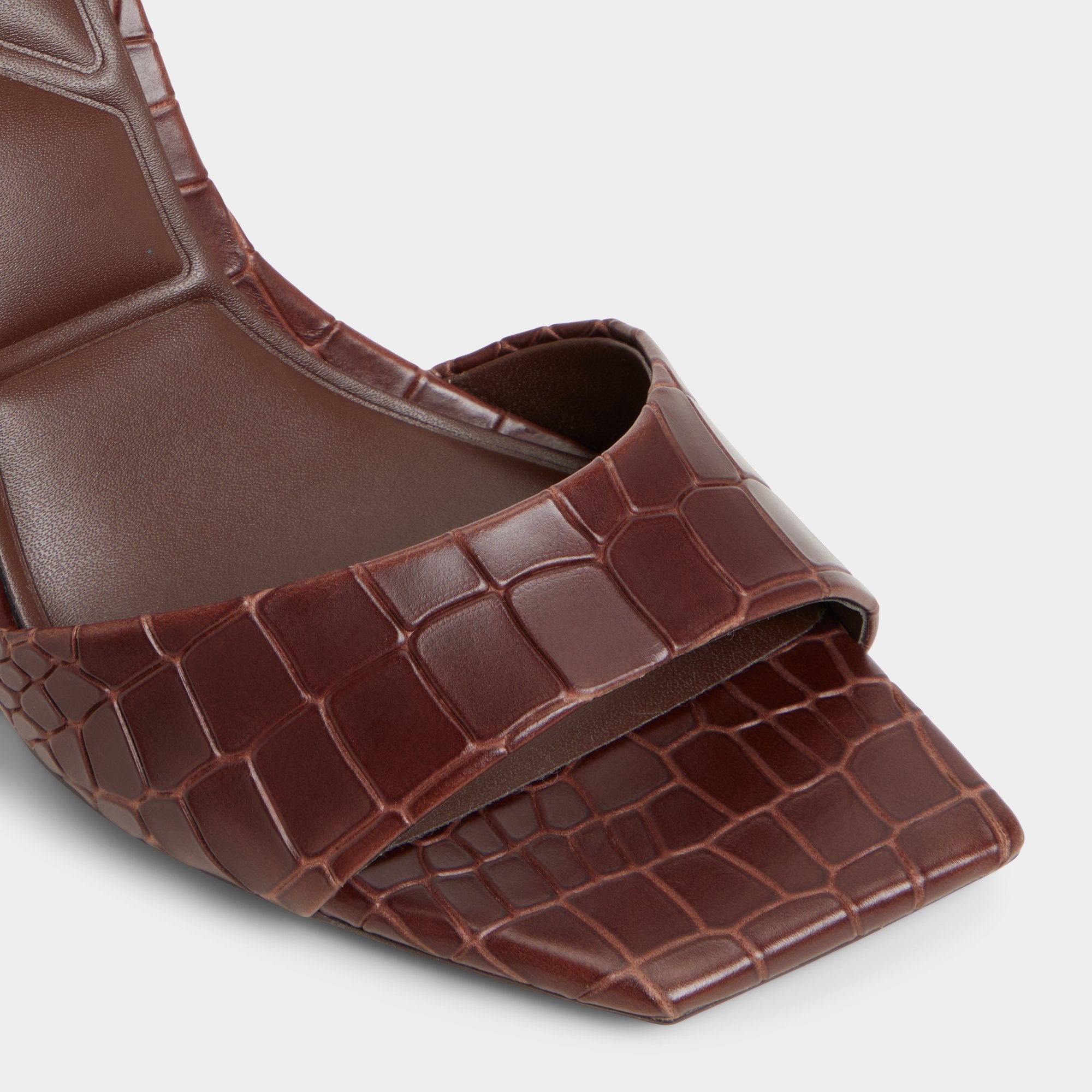 Aldo | Harmonious in Dark Brown - Strappy heeled sandal
