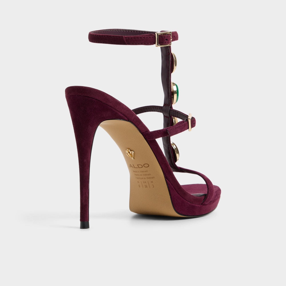 Aldo | Opalia in Bordo - Strappy heeled sandal, Platform