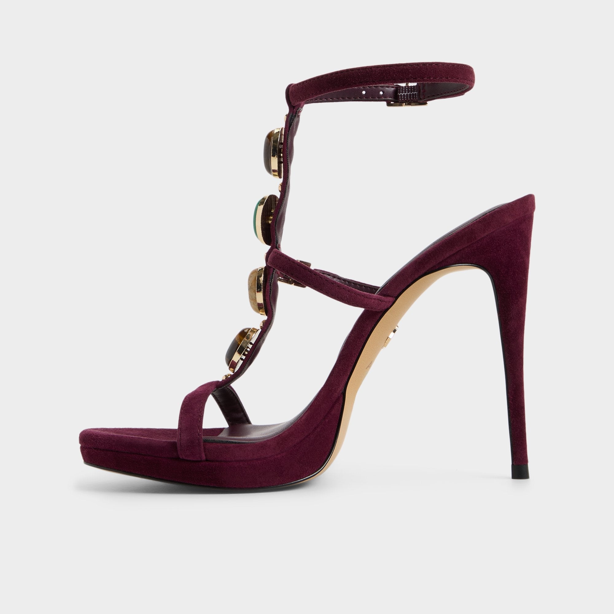 Aldo | Opalia in Bordo - Strappy heeled sandal, Platform