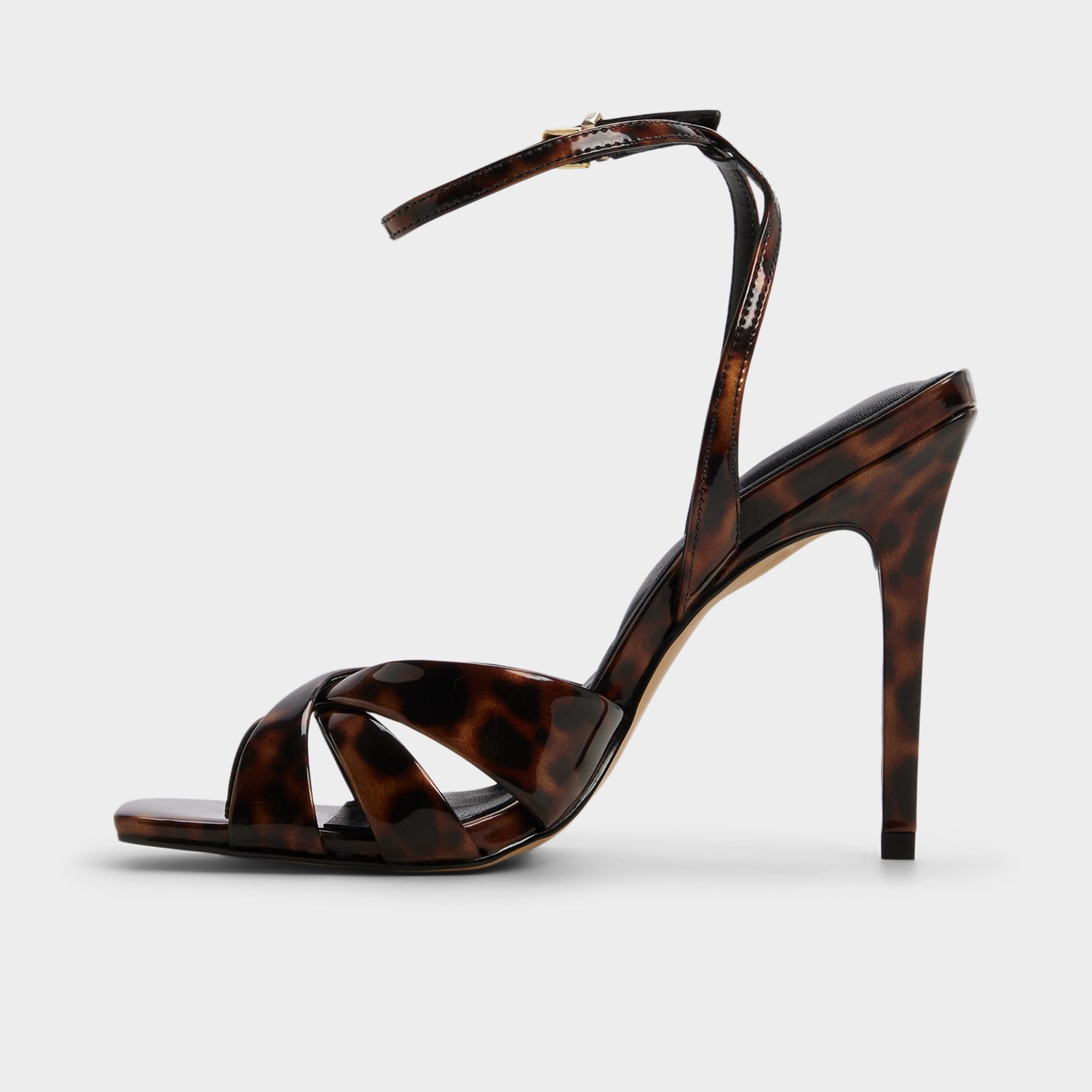 Aldo | Meteora in Open Brown - Strappy heeled sandal, Stiletto heel