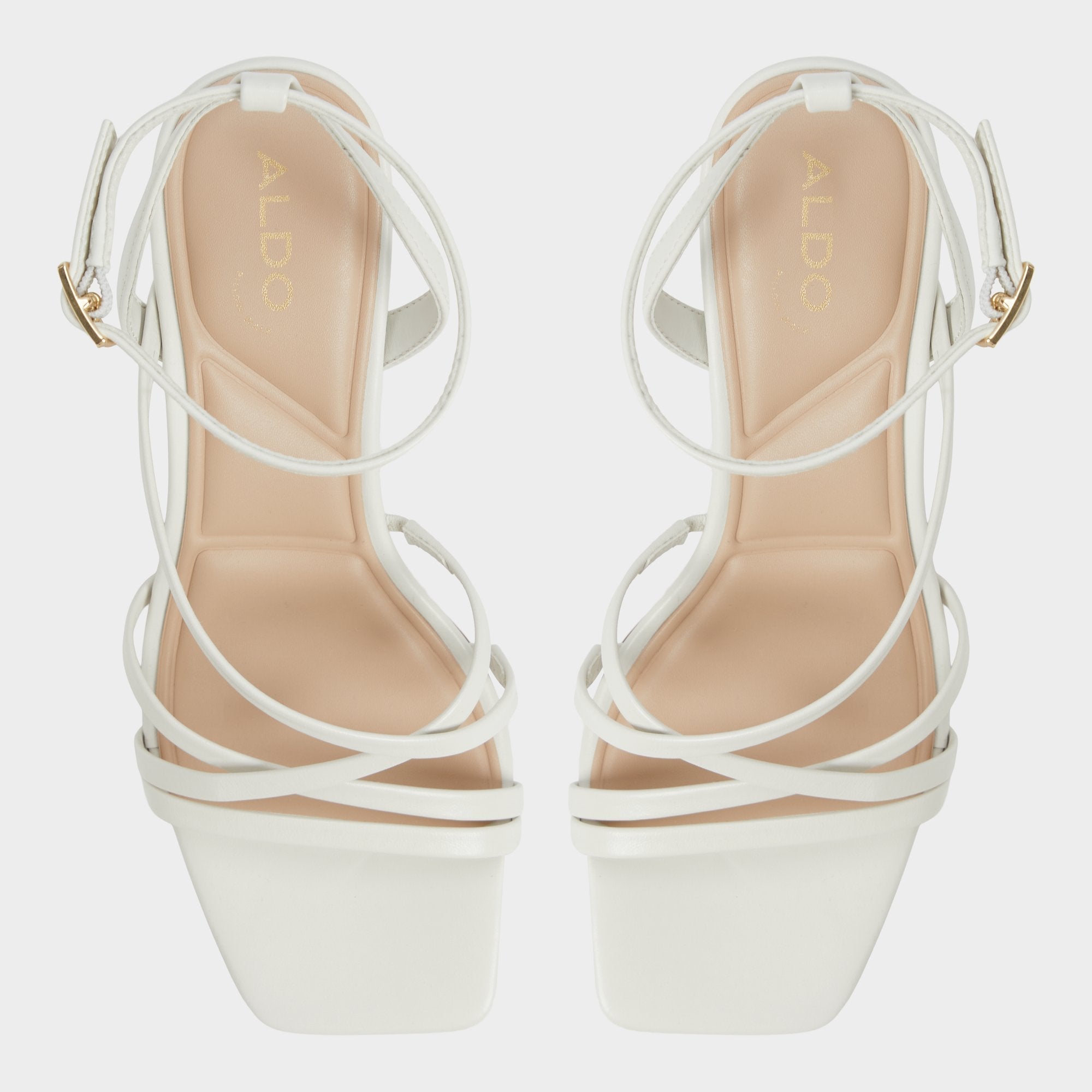 Aldo | Esther Other White Women's Block heels - Strappy heeled sandal, Block heel