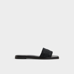 Aldo | Oceania Black Women's Flats - Slide sandal