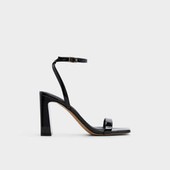 Aldo | Azzira in Black - Strappy heeled sandal, Block heel