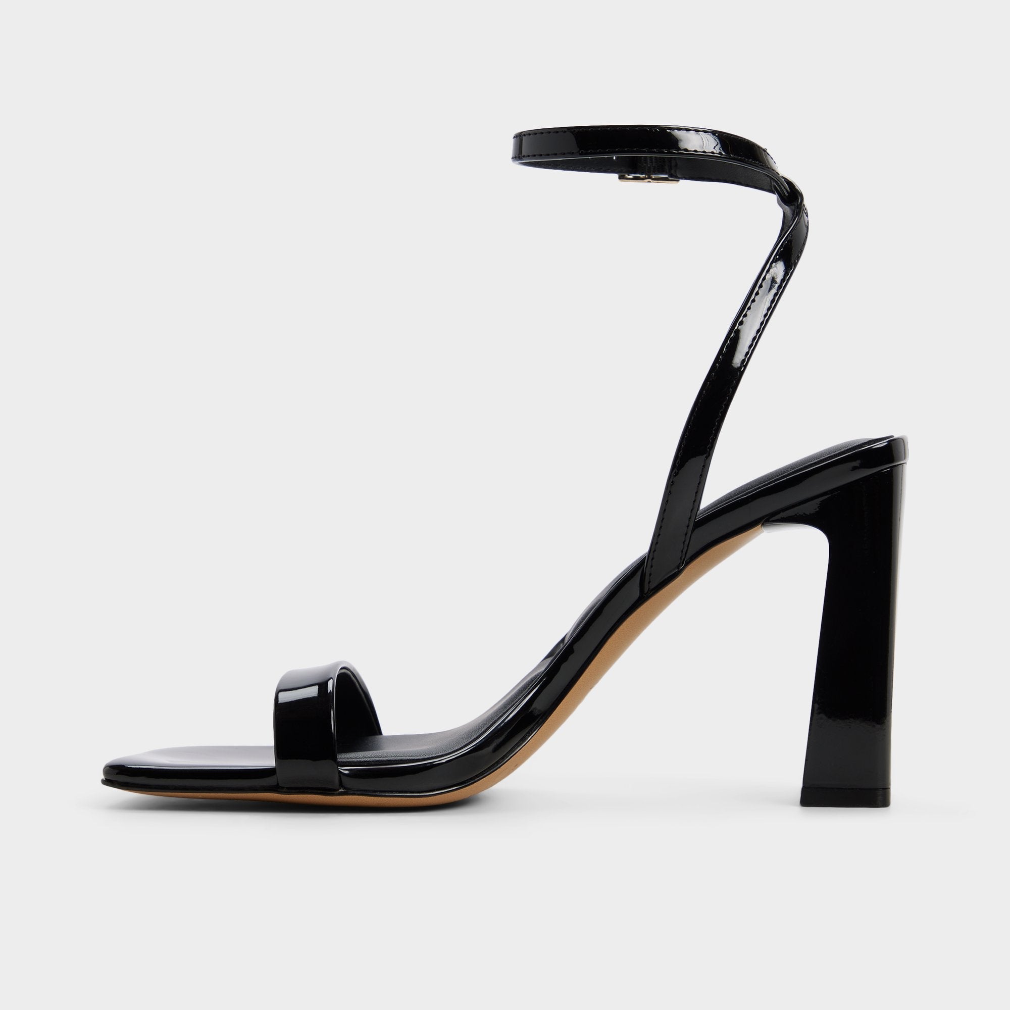 Aldo | Azzira in Black - Strappy heeled sandal, Block heel