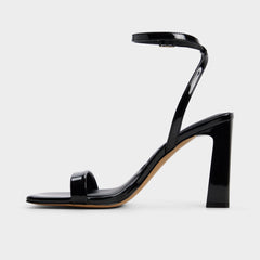 Aldo | Azzira in Black - Strappy heeled sandal, Block heel