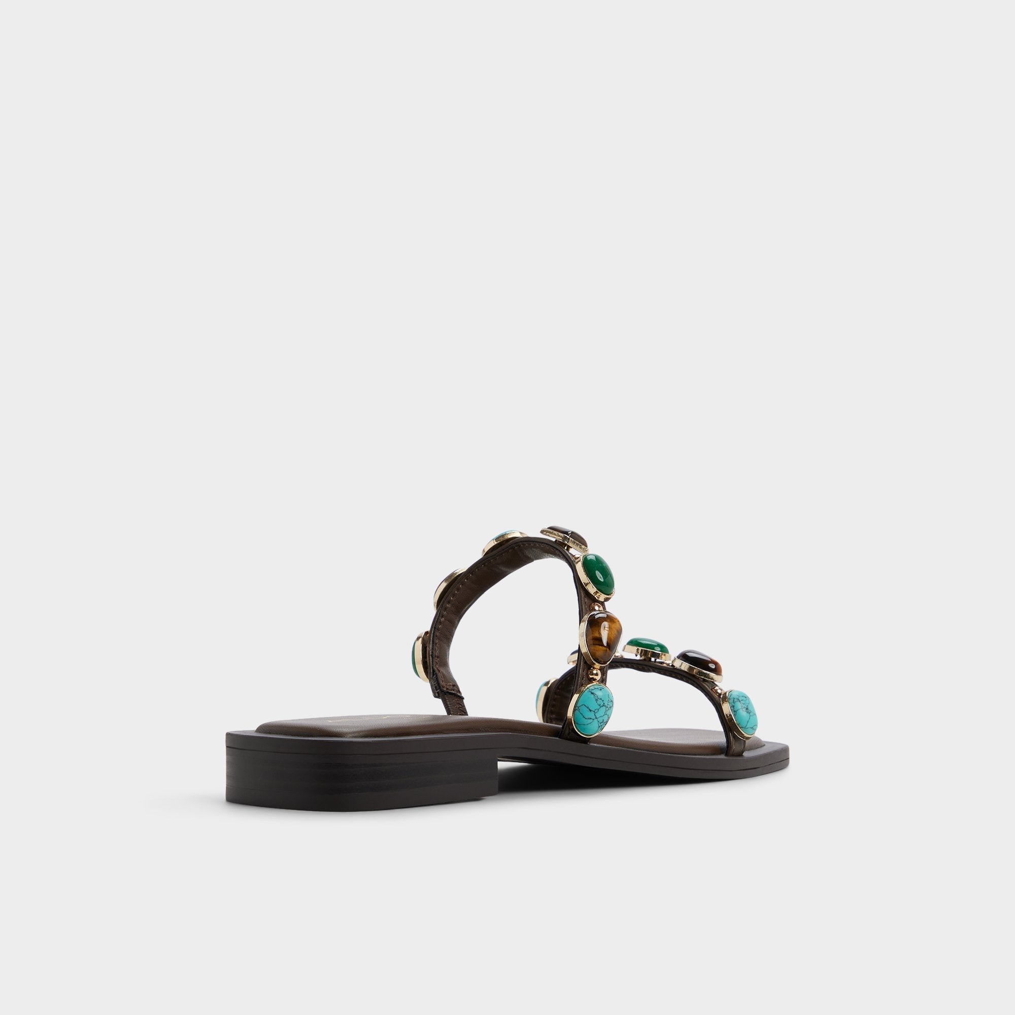 Aldo | Sapphira in Dark Brown 14189967 - Slide sandal