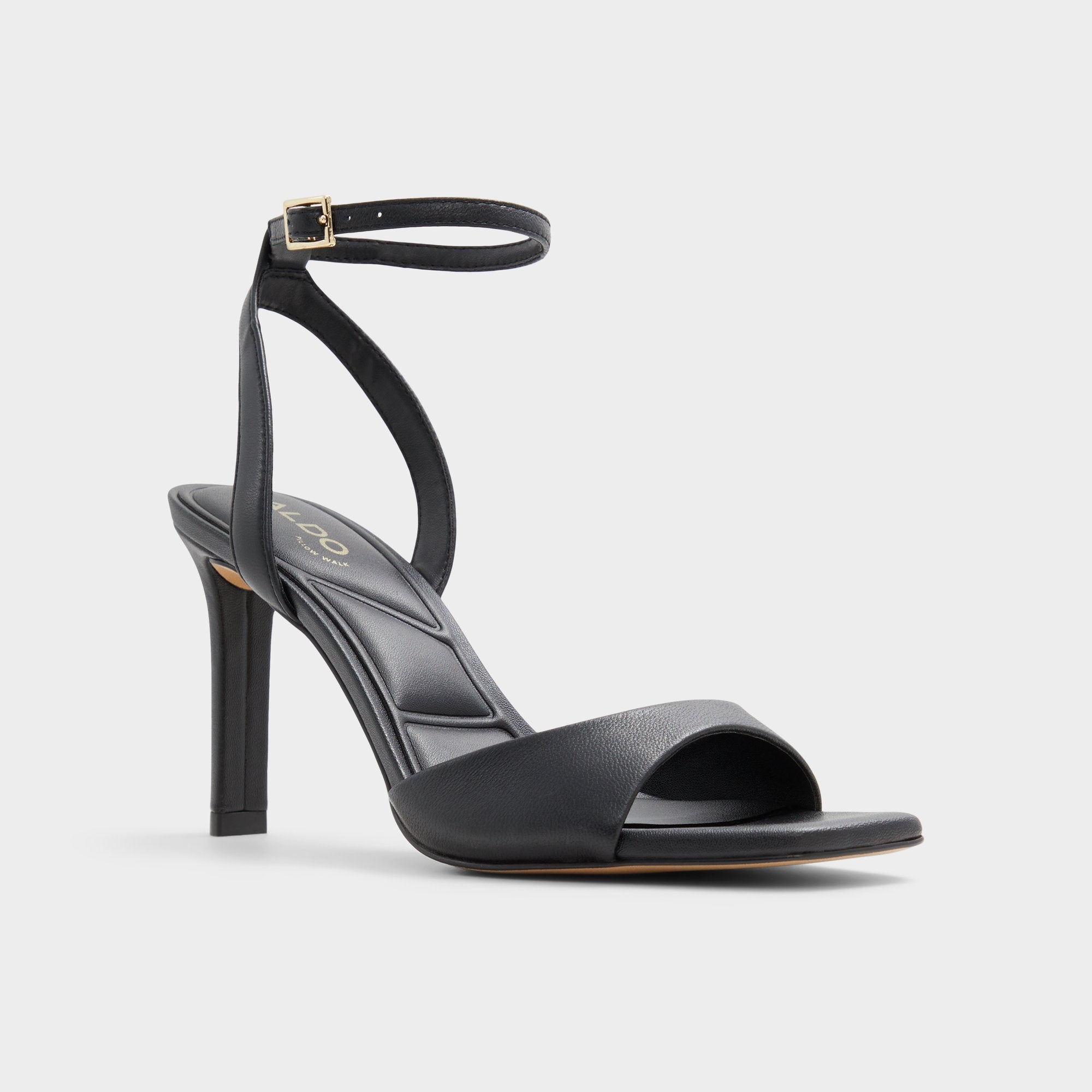 Aldo | Sake Black Women's Strappy sandals - Strappy heeled sandal