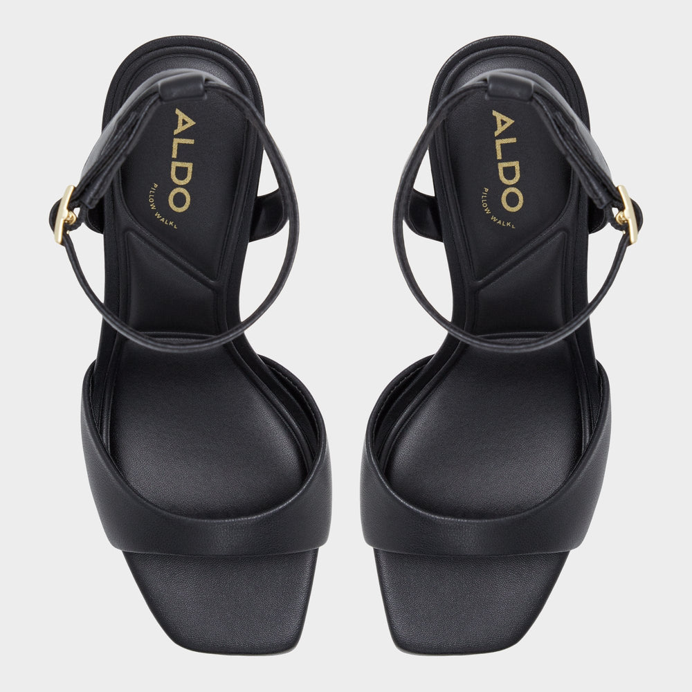 Aldo | Sake Black Women's Strappy sandals - Strappy heeled sandal