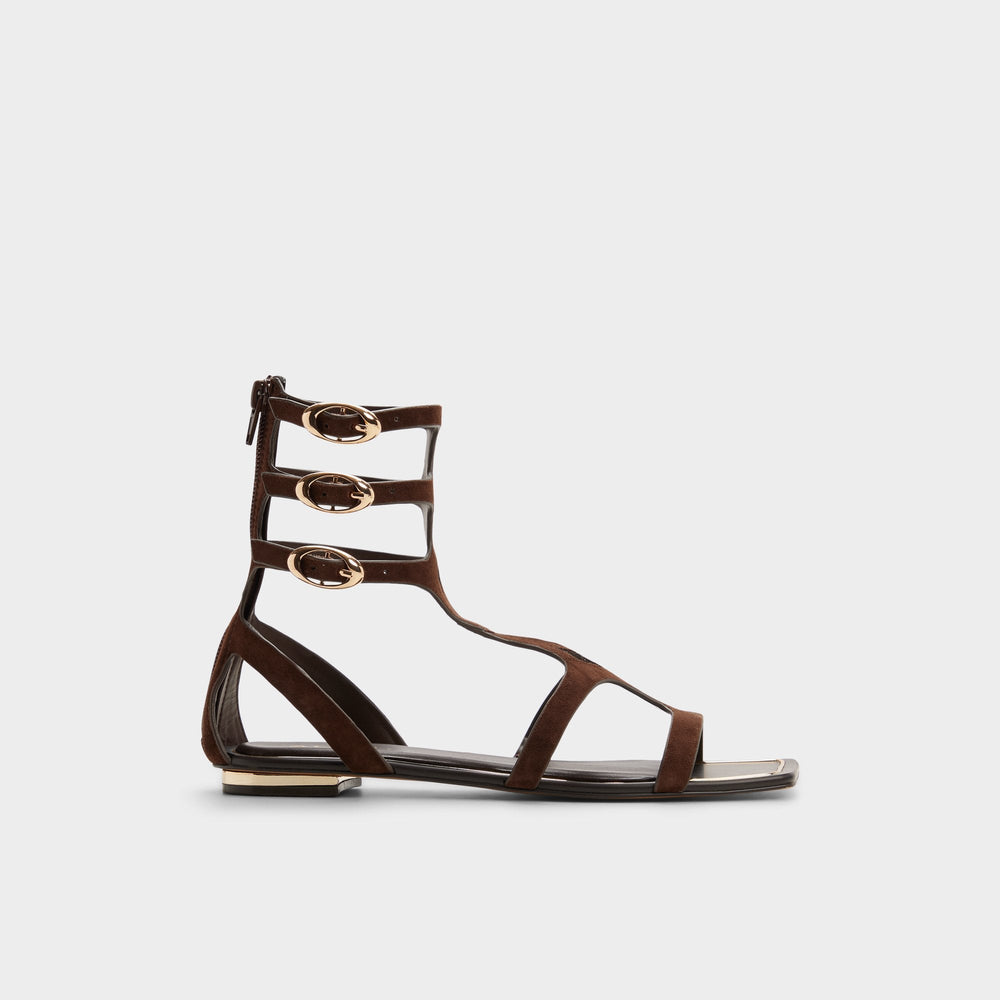 Aldo | Marisea in Dark Brown - Gladiator sandal