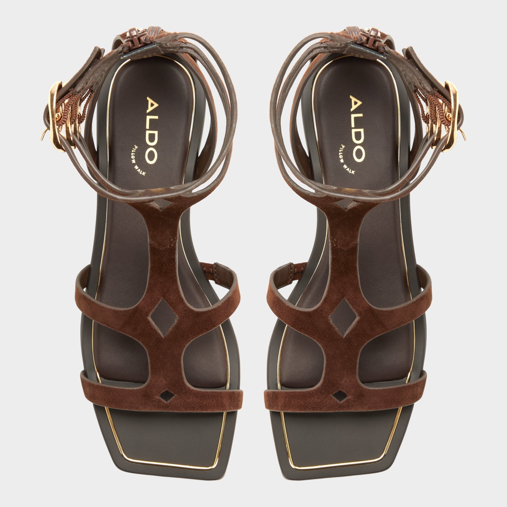 Aldo | Marisea in Dark Brown - Gladiator sandal