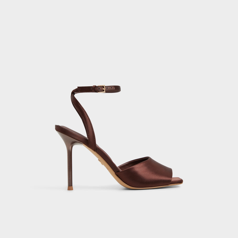 Aldo | Kaiasien in Dark Brown 14151897 - Strappy heeled sandal, Stiletto heel