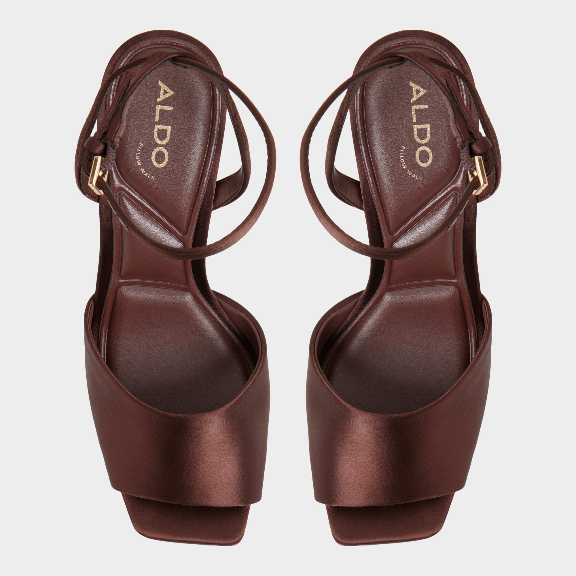 Aldo | Kaiasien in Dark Brown 14151897 - Strappy heeled sandal, Stiletto heel